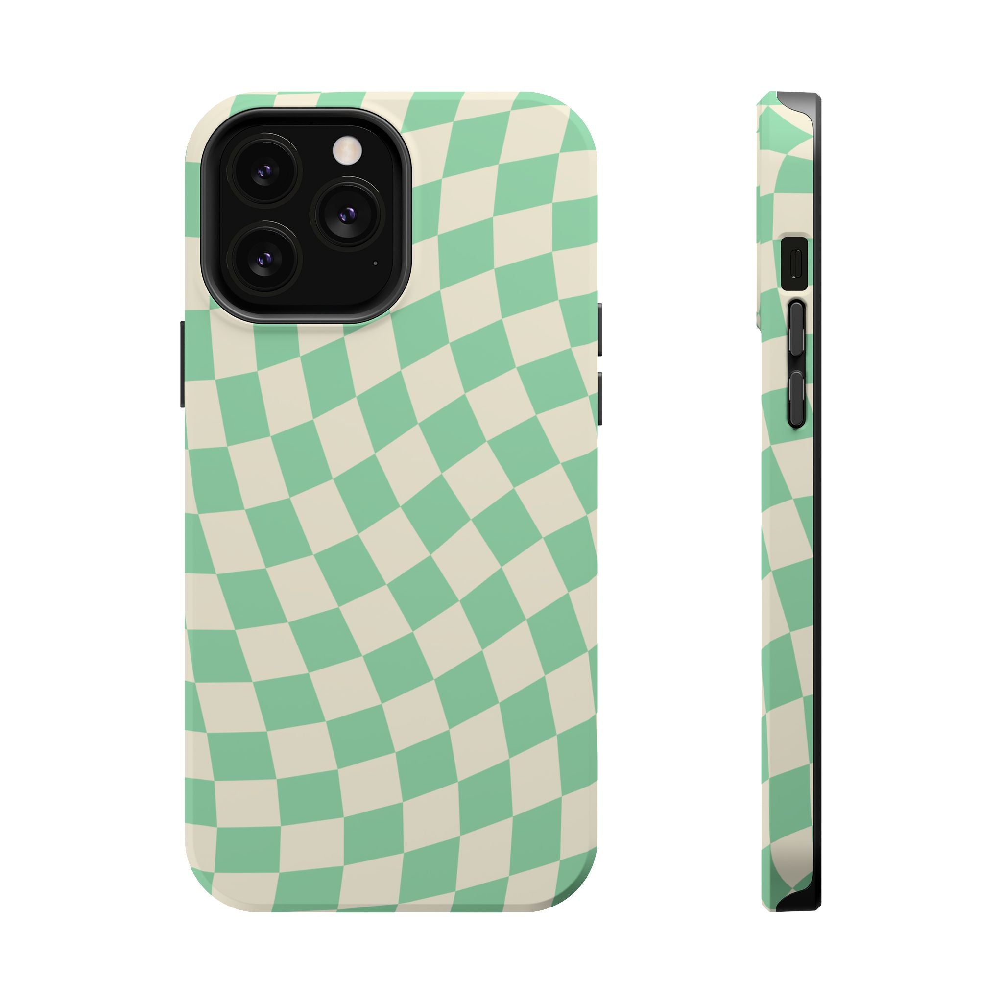 Pistachio Checkers - Tough MagSafe Case