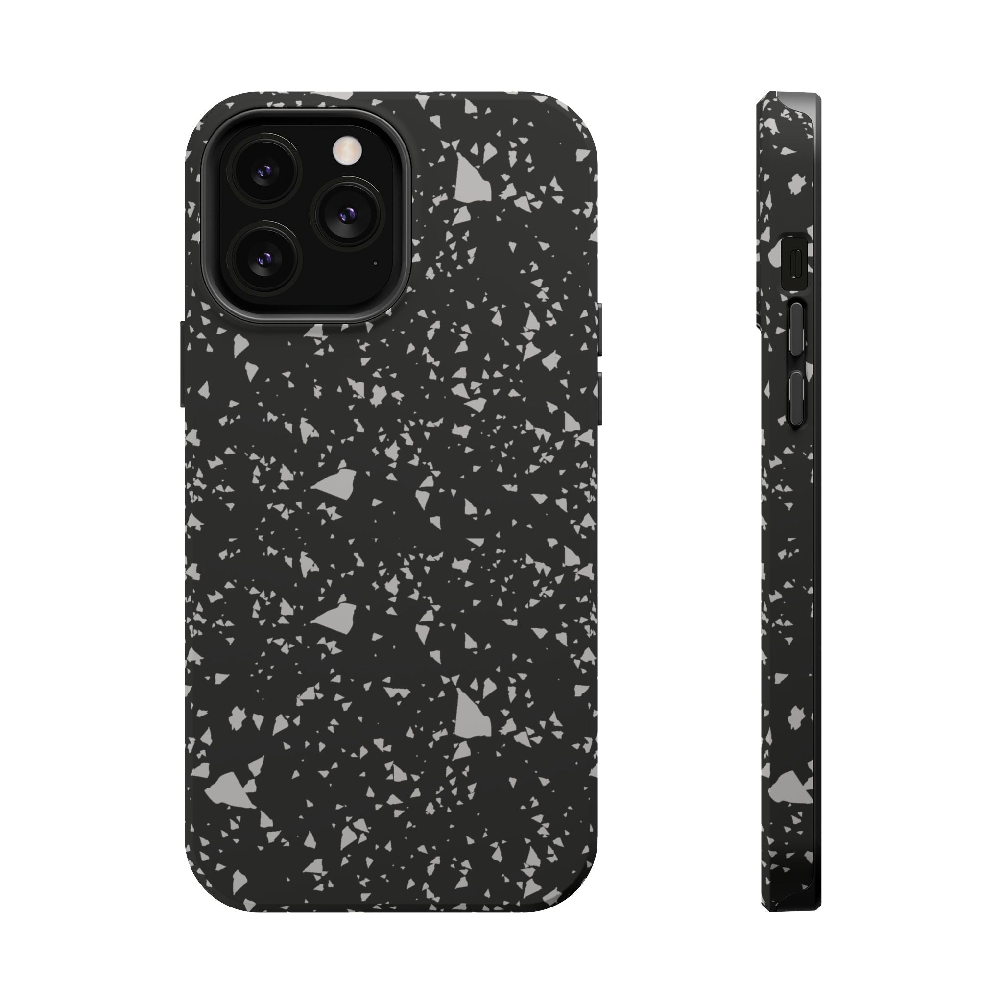 Black Terrazzo - Tough MagSafe Case