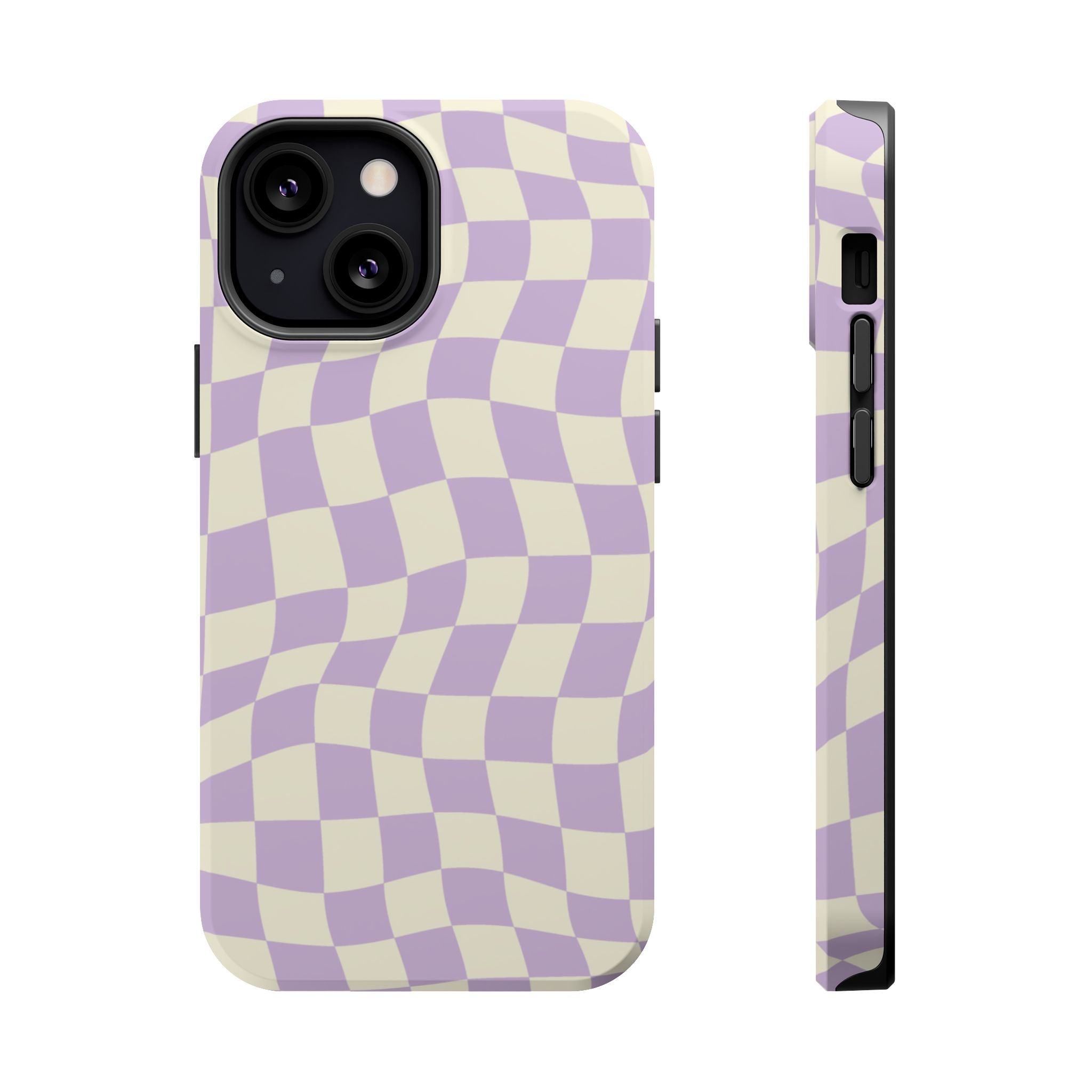 Lavender Checkers - Tough MagSafe Case