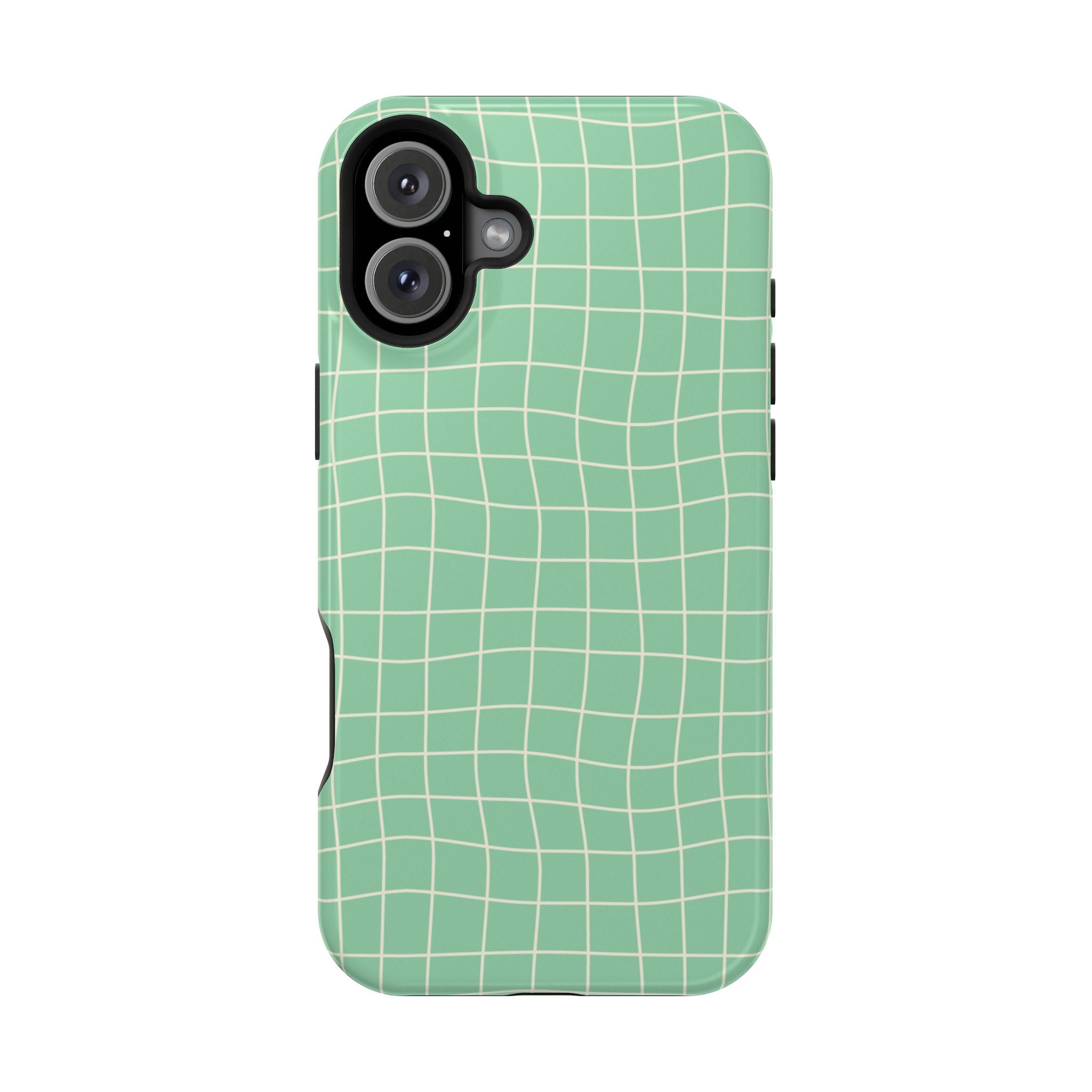 Pistachio Grid - Tough MagSafe Case