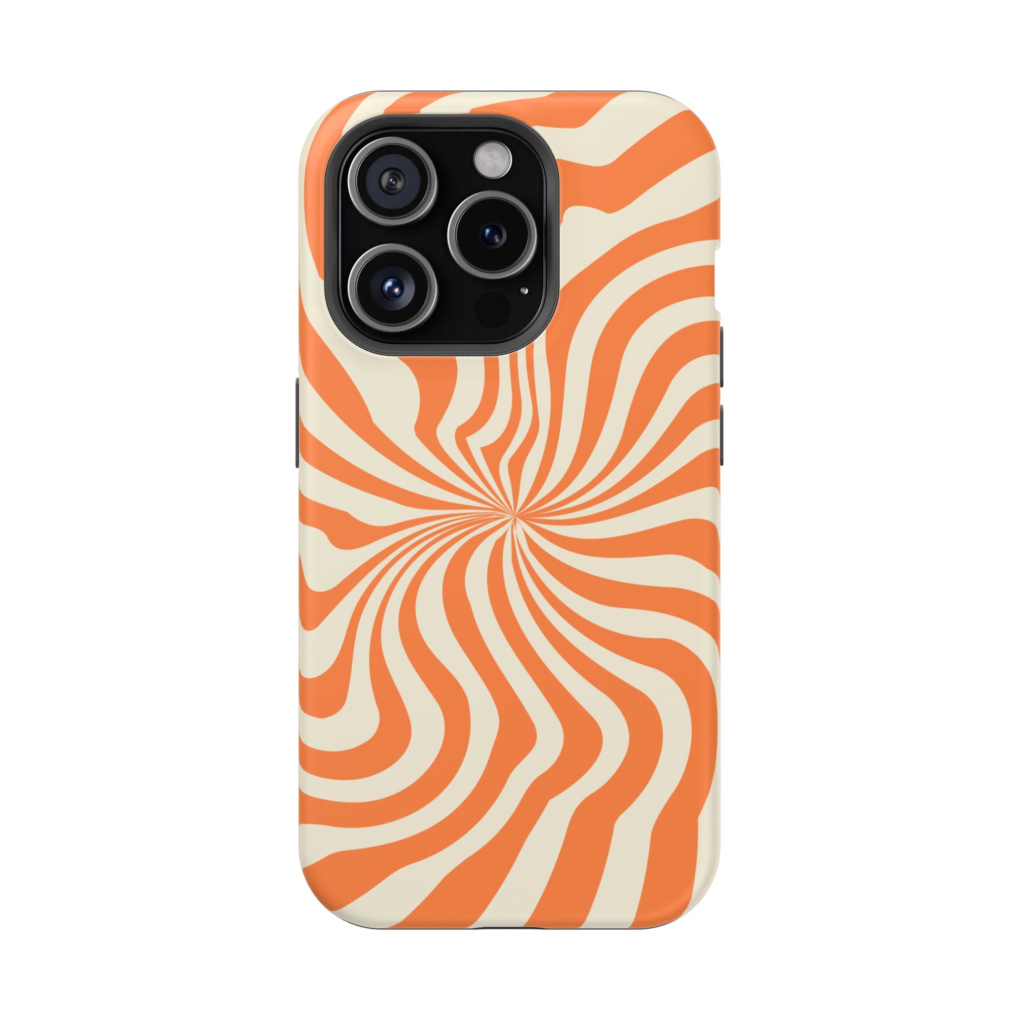 Orange Spiral - Tough MagSafe Case