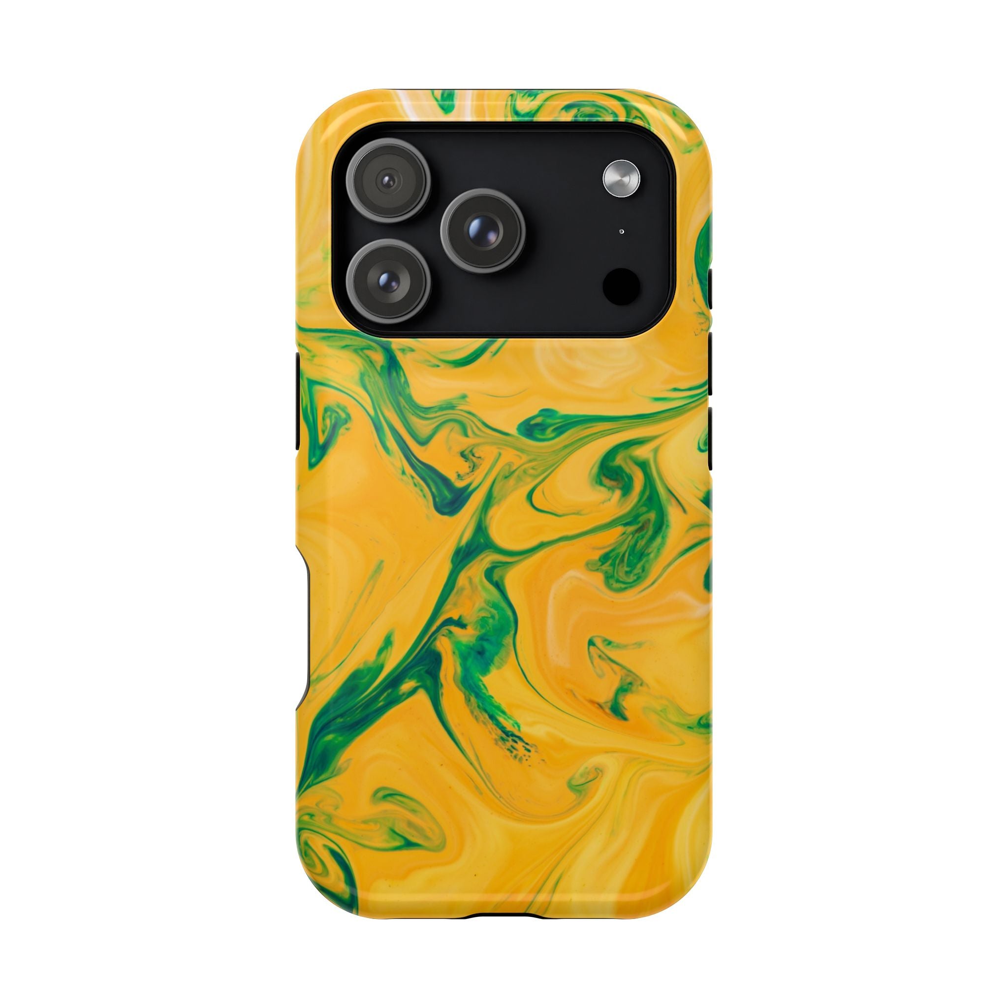 Lime Marble - Tough MagSafe Case