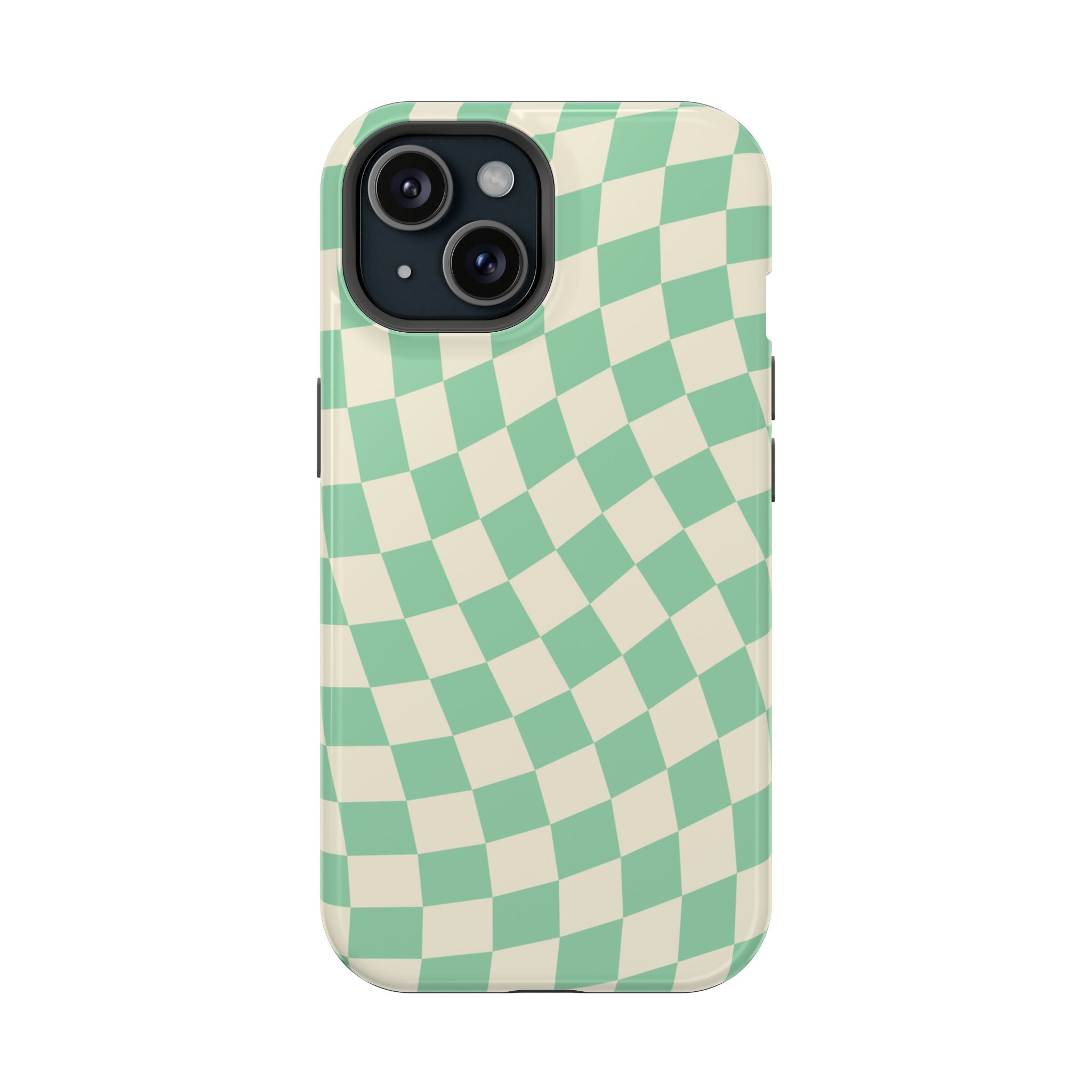 Pistachio Checkers - Tough MagSafe Case
