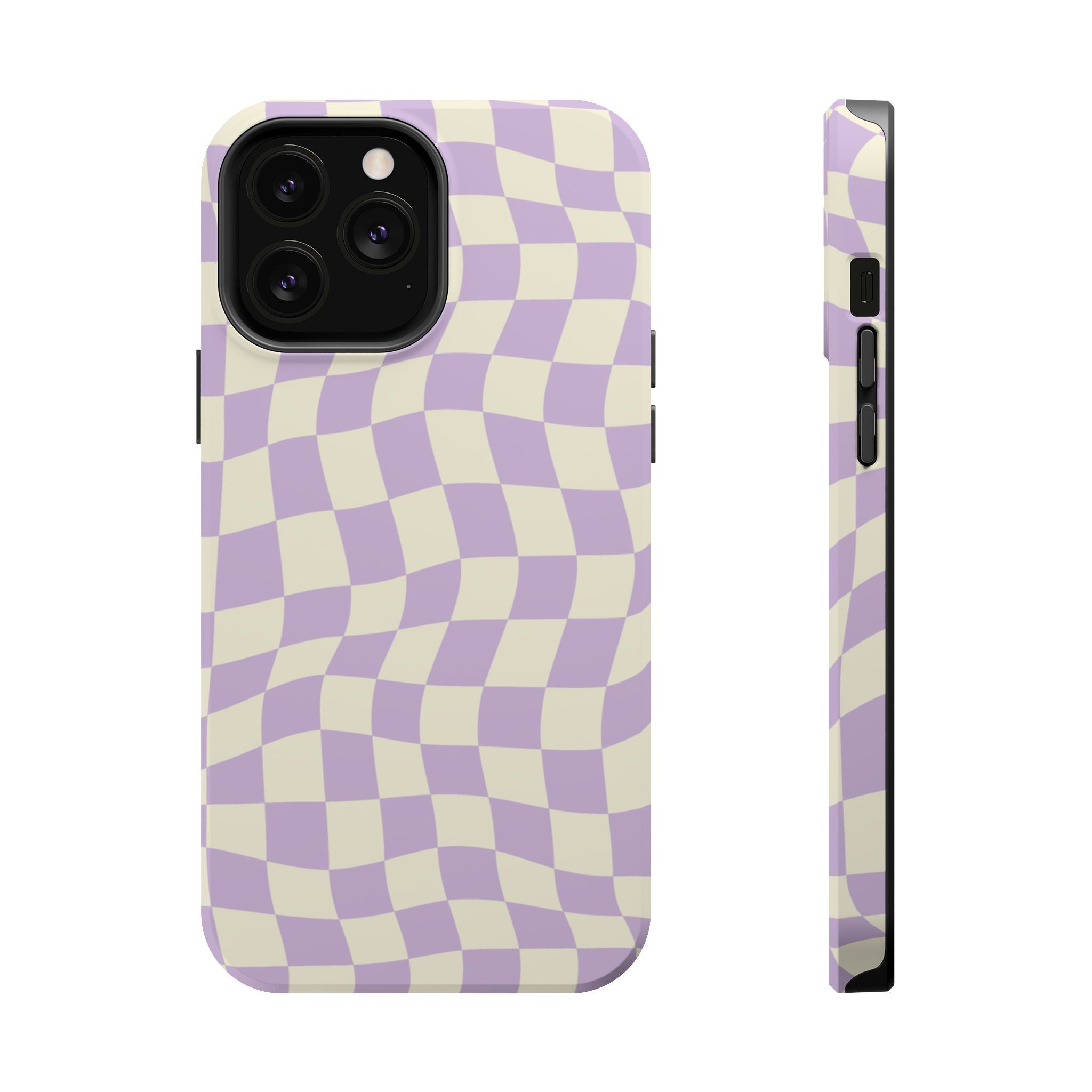 Lavender Checkers - Tough MagSafe Case