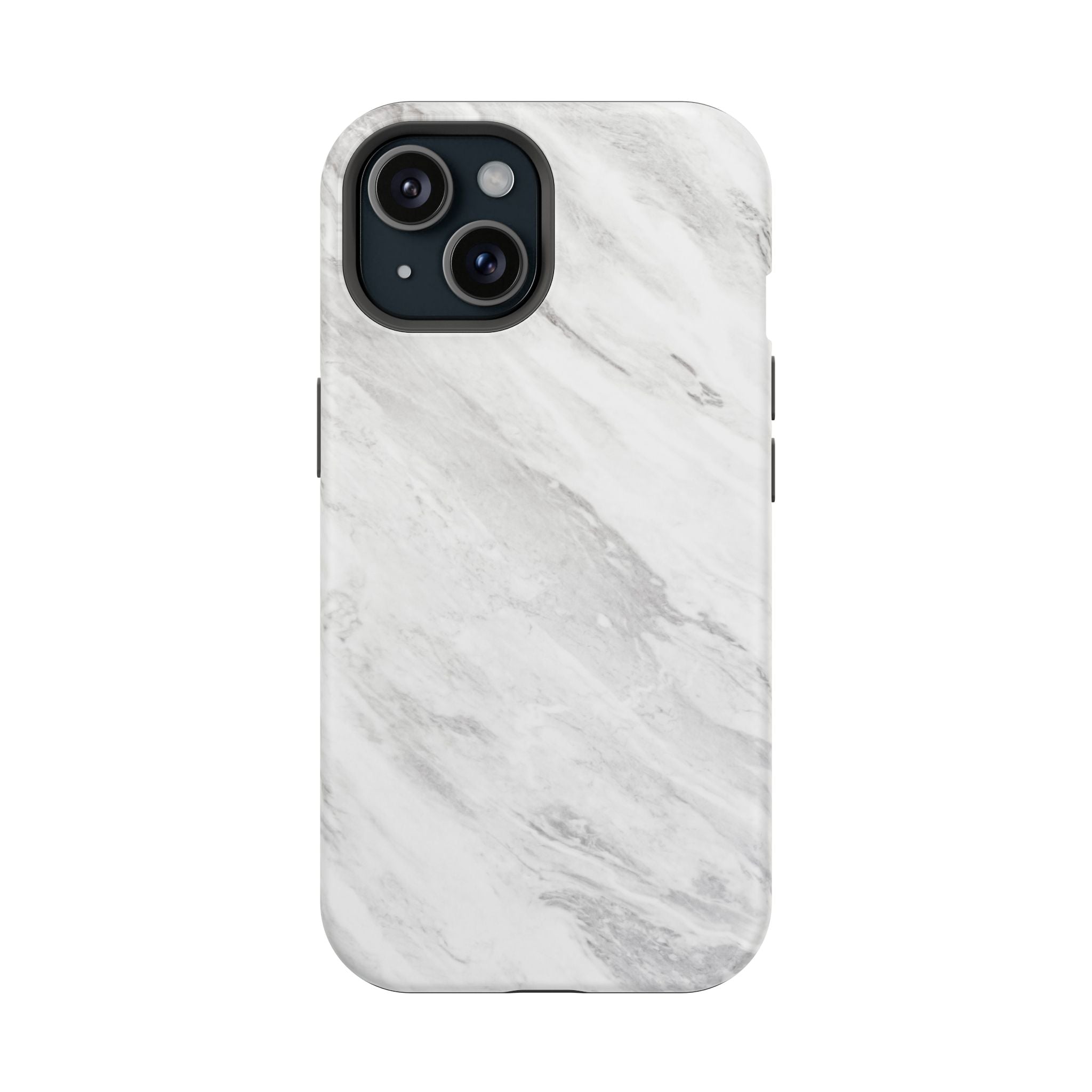 White Marble - Tough MagSafe Case