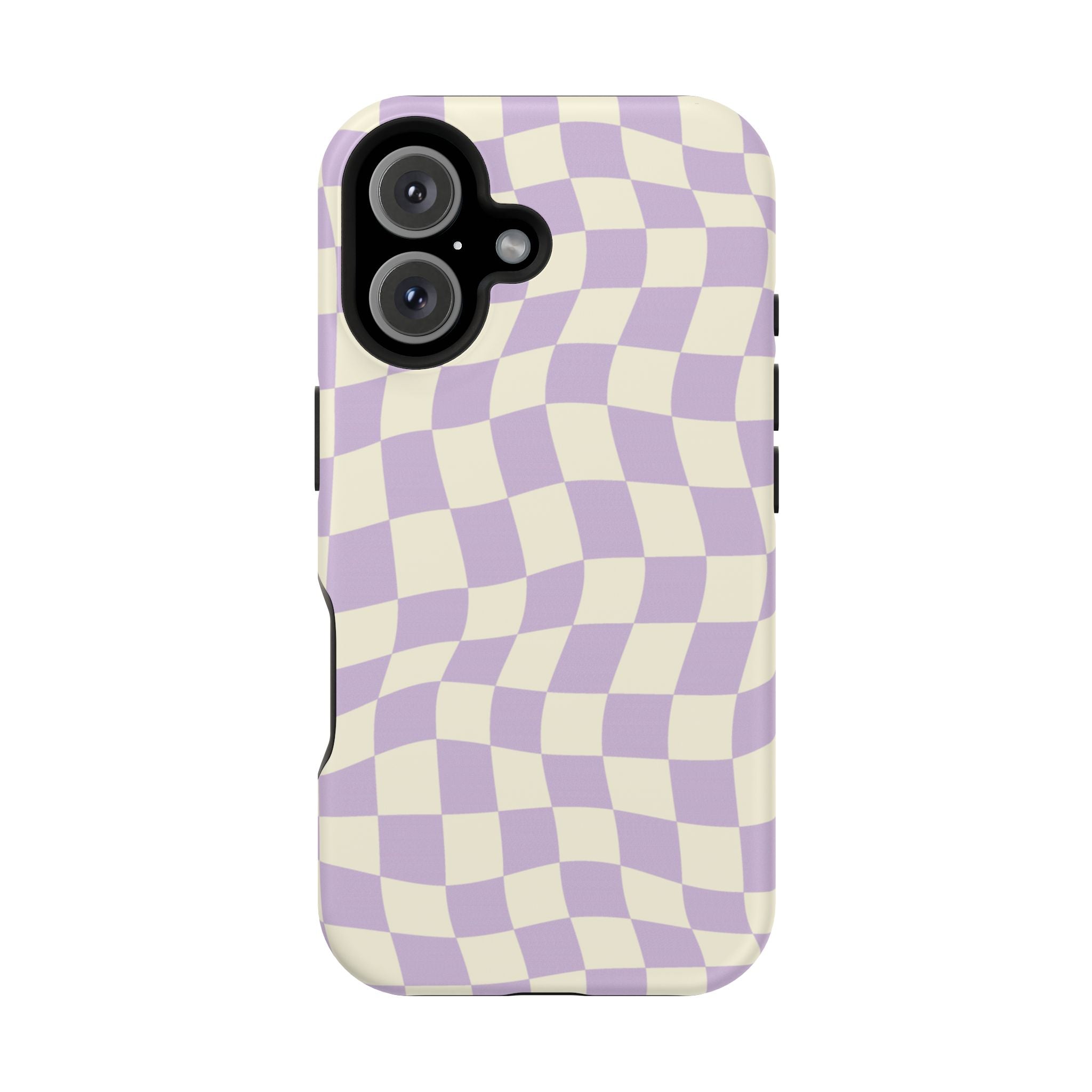 Lavender Checkers - Tough MagSafe Case