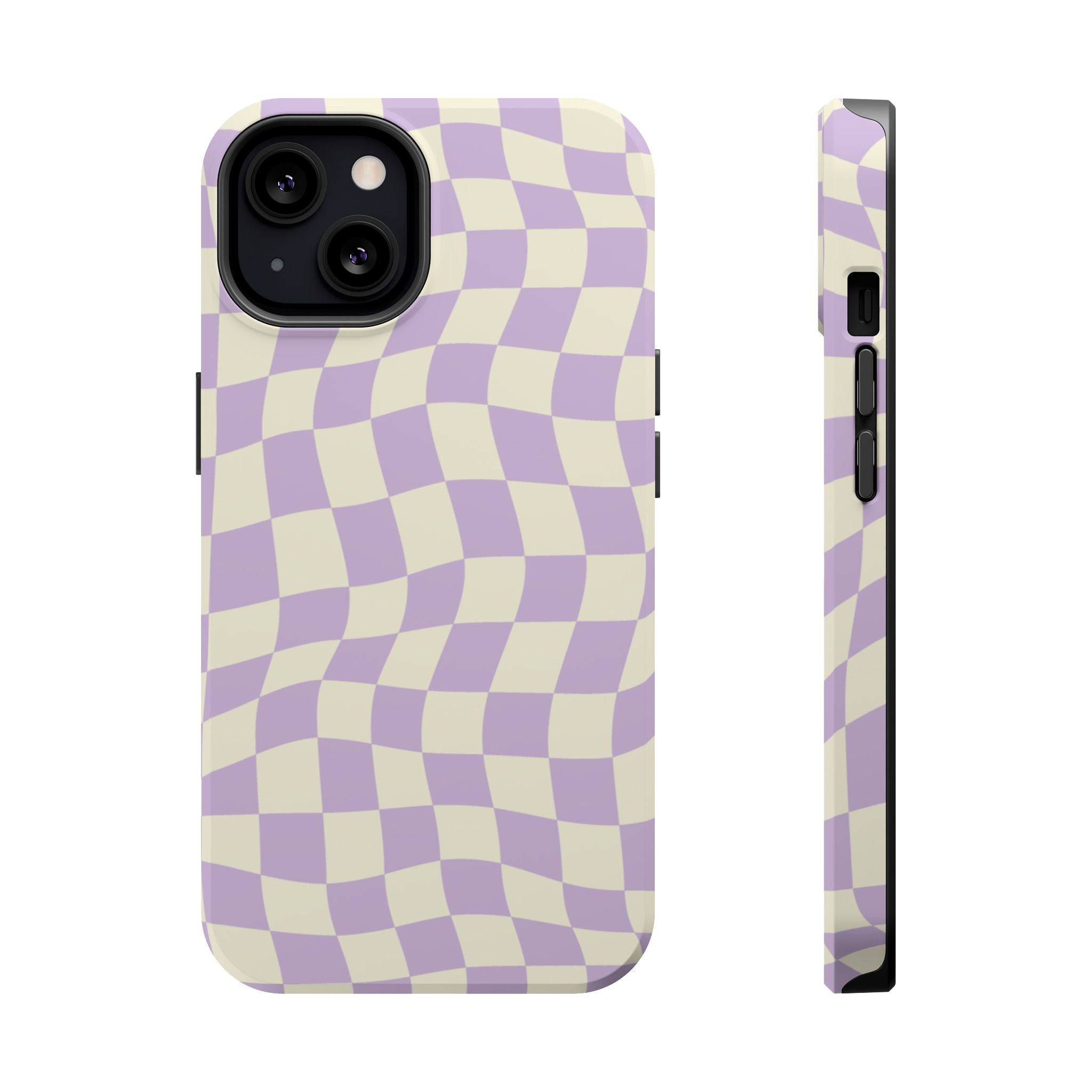 Lavender Checkers - Tough MagSafe Case