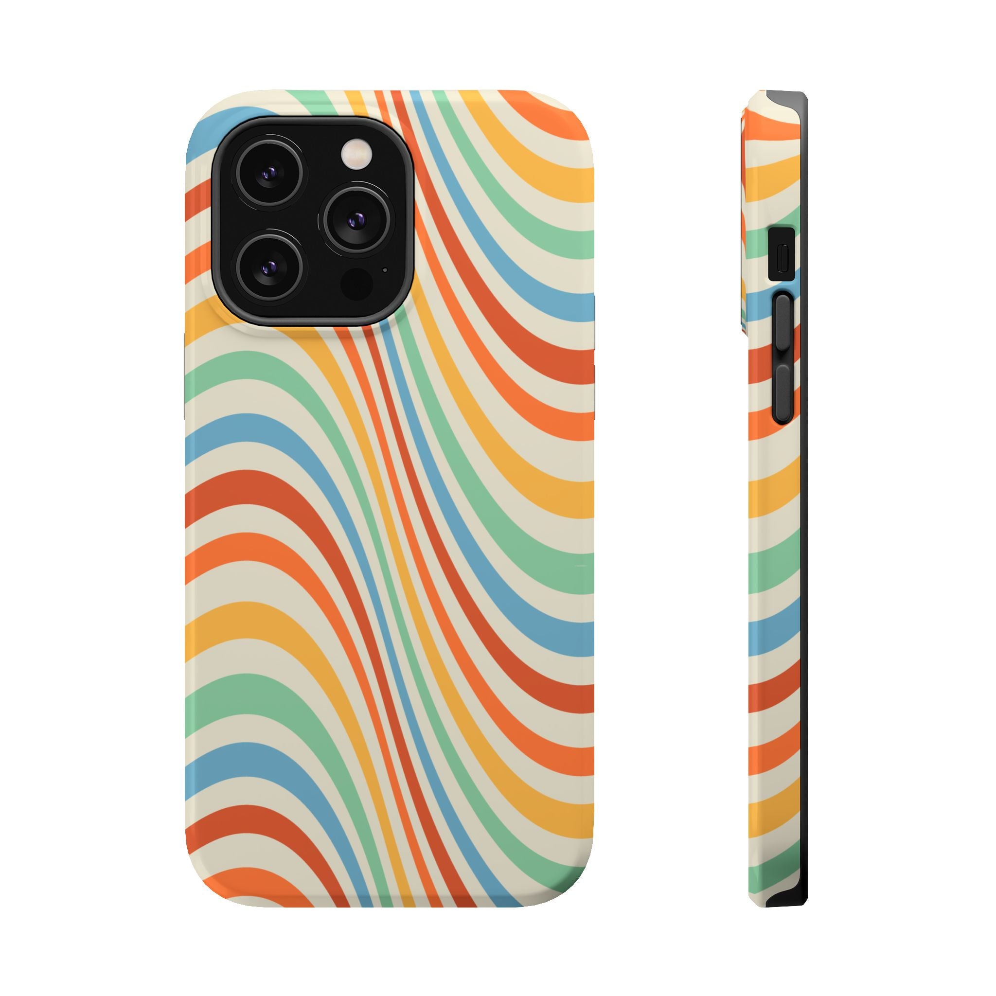 Retro Swirl - Tough MagSafe Case