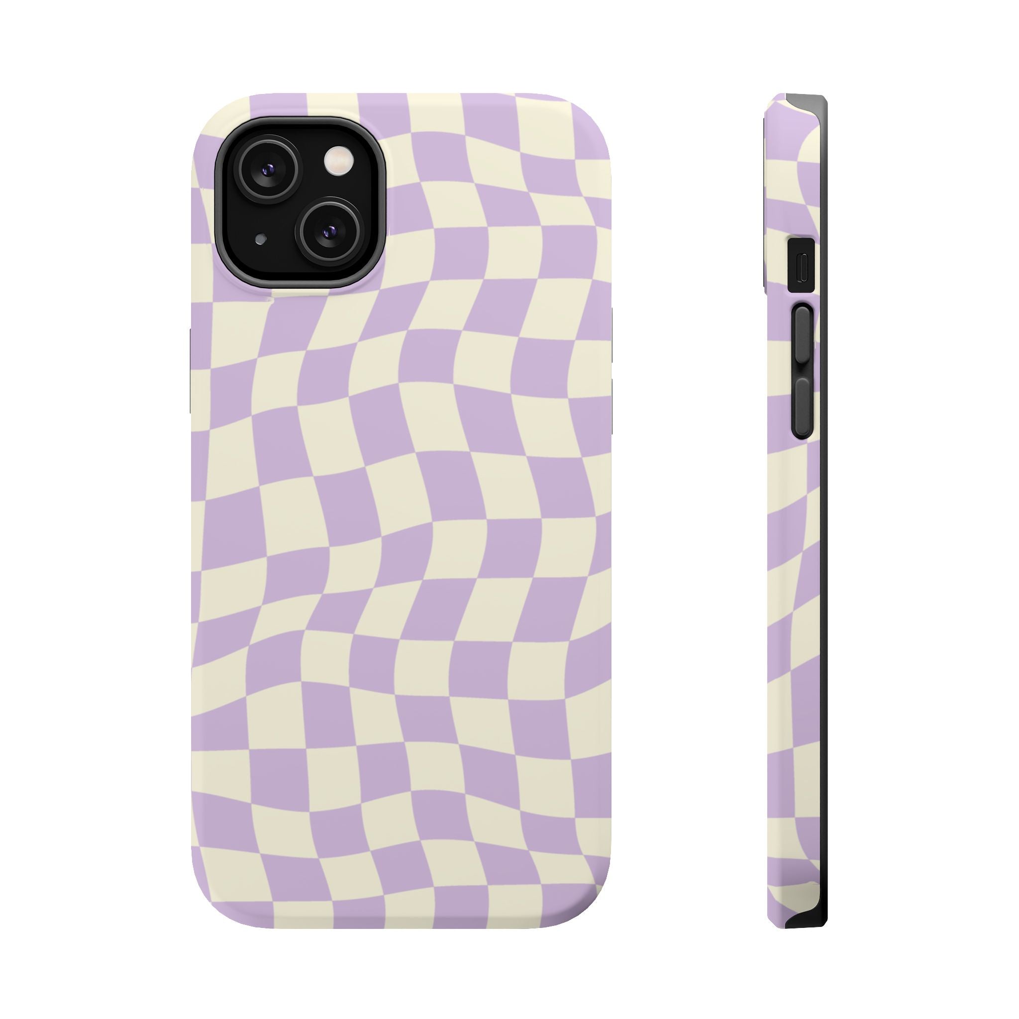 Lavender Checkers - Tough MagSafe Case