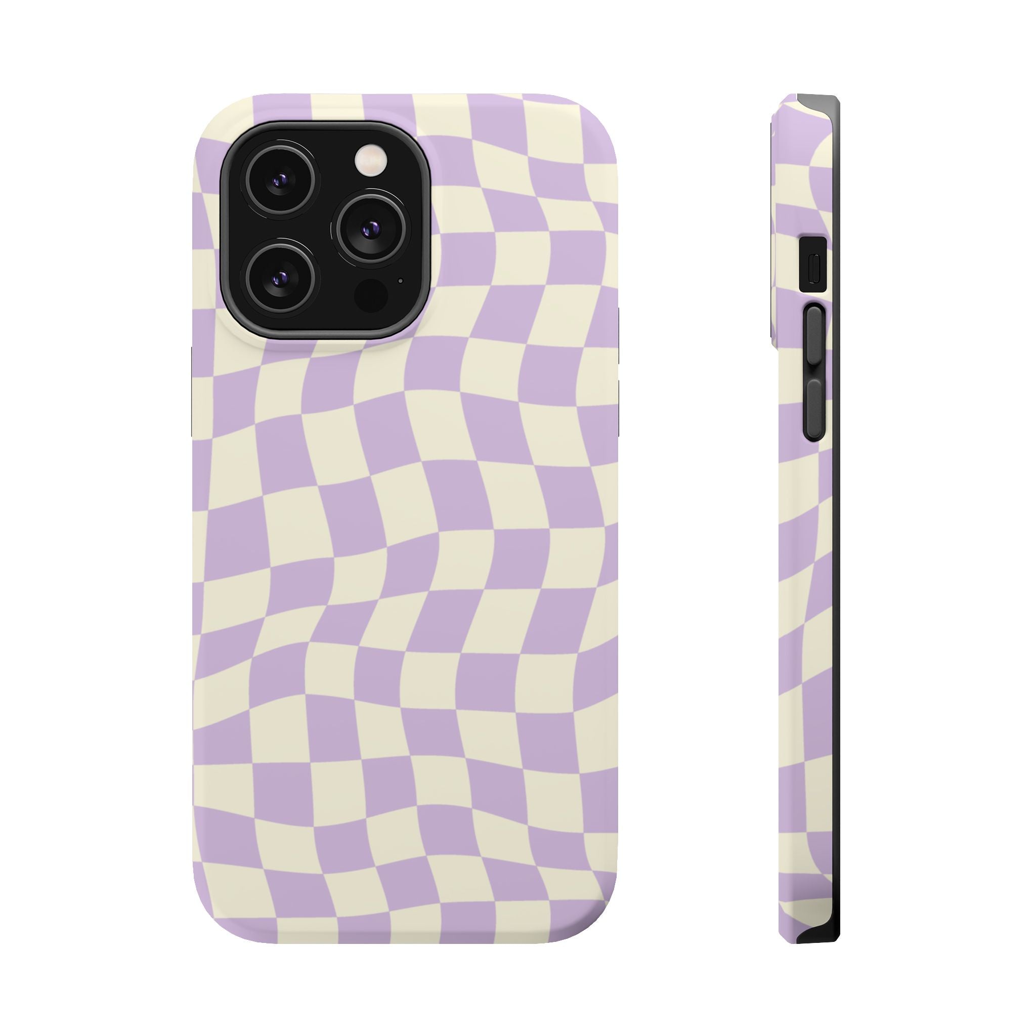 Lavender Checkers - Tough MagSafe Case