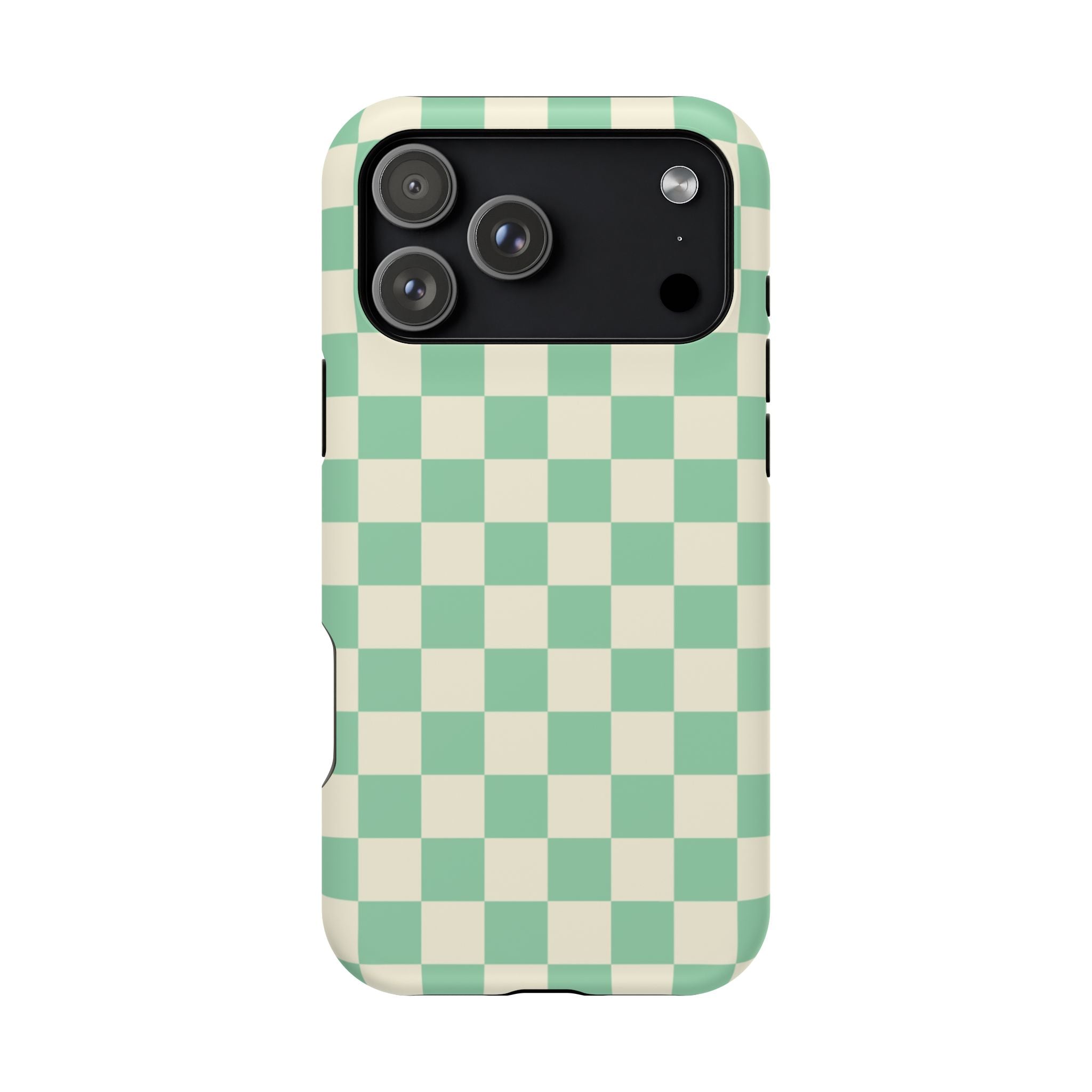 Mint Checkers - Tough MagSafe Case
