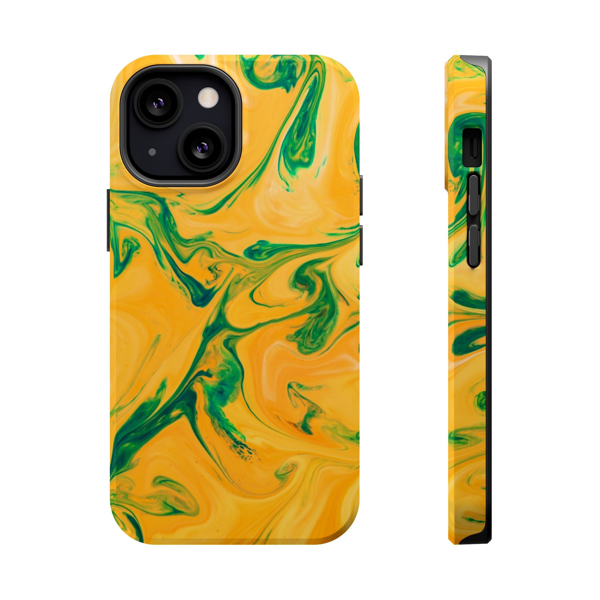 Lime Marble - Tough MagSafe Case