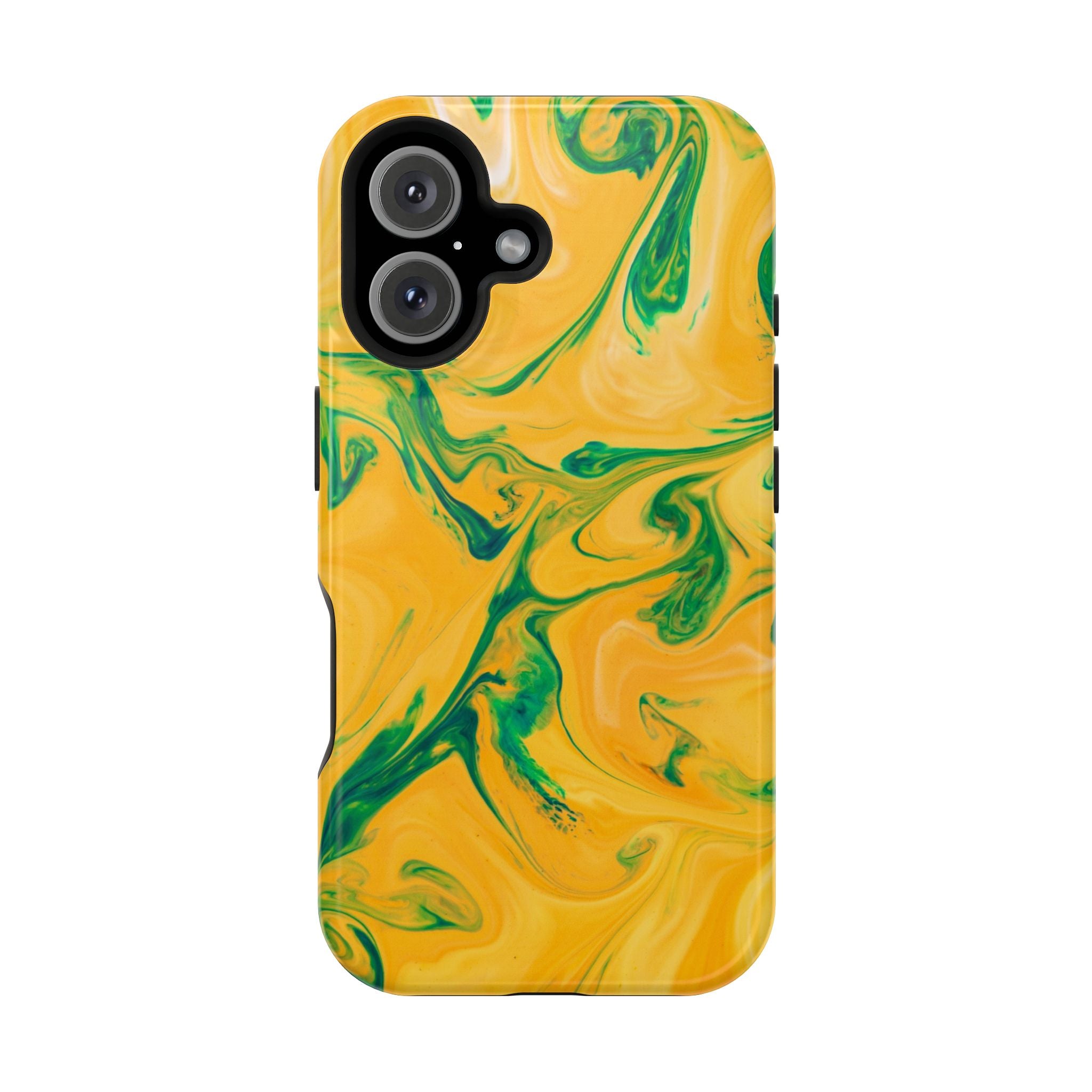 Lime Marble - Tough MagSafe Case