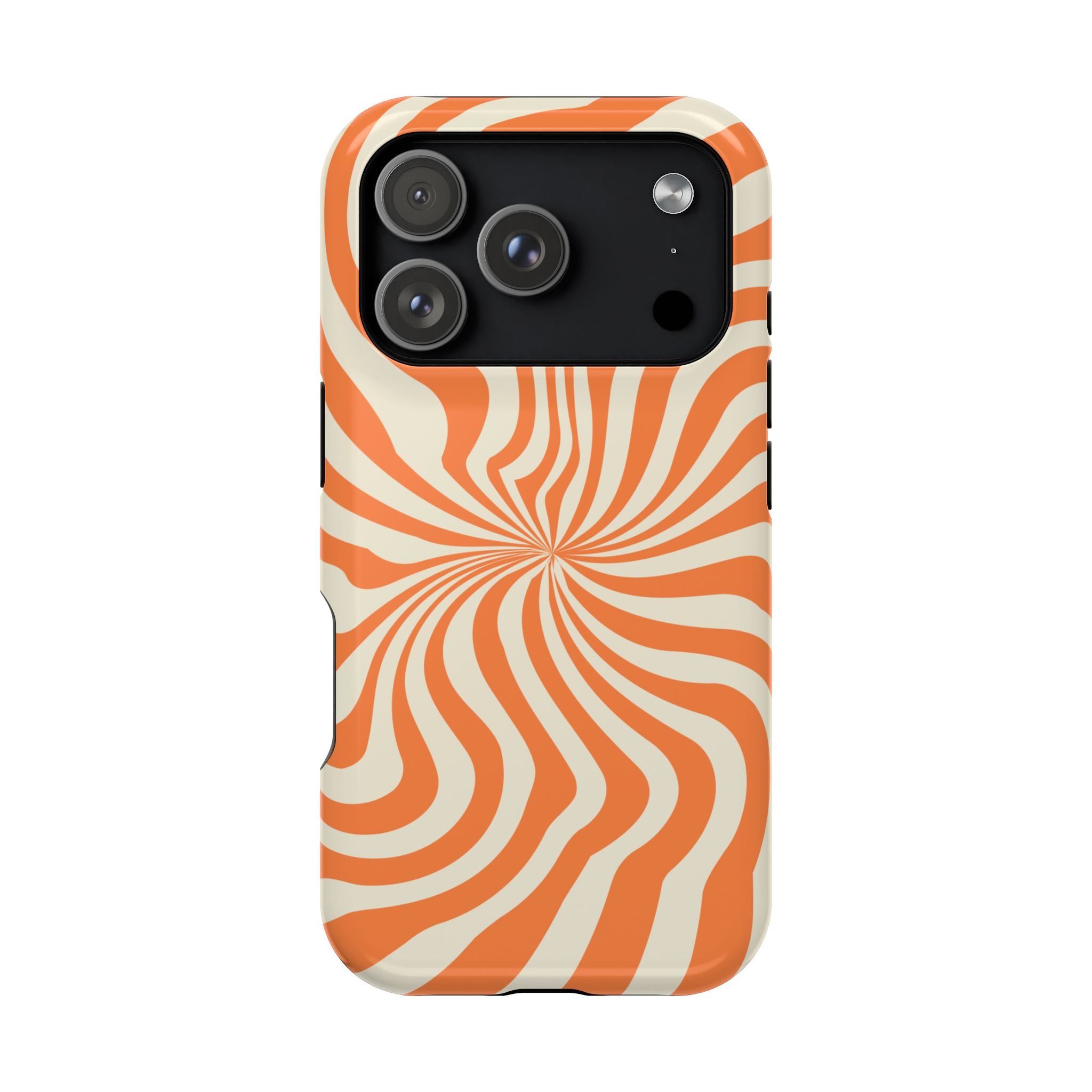 Orange Spiral - Tough MagSafe Case
