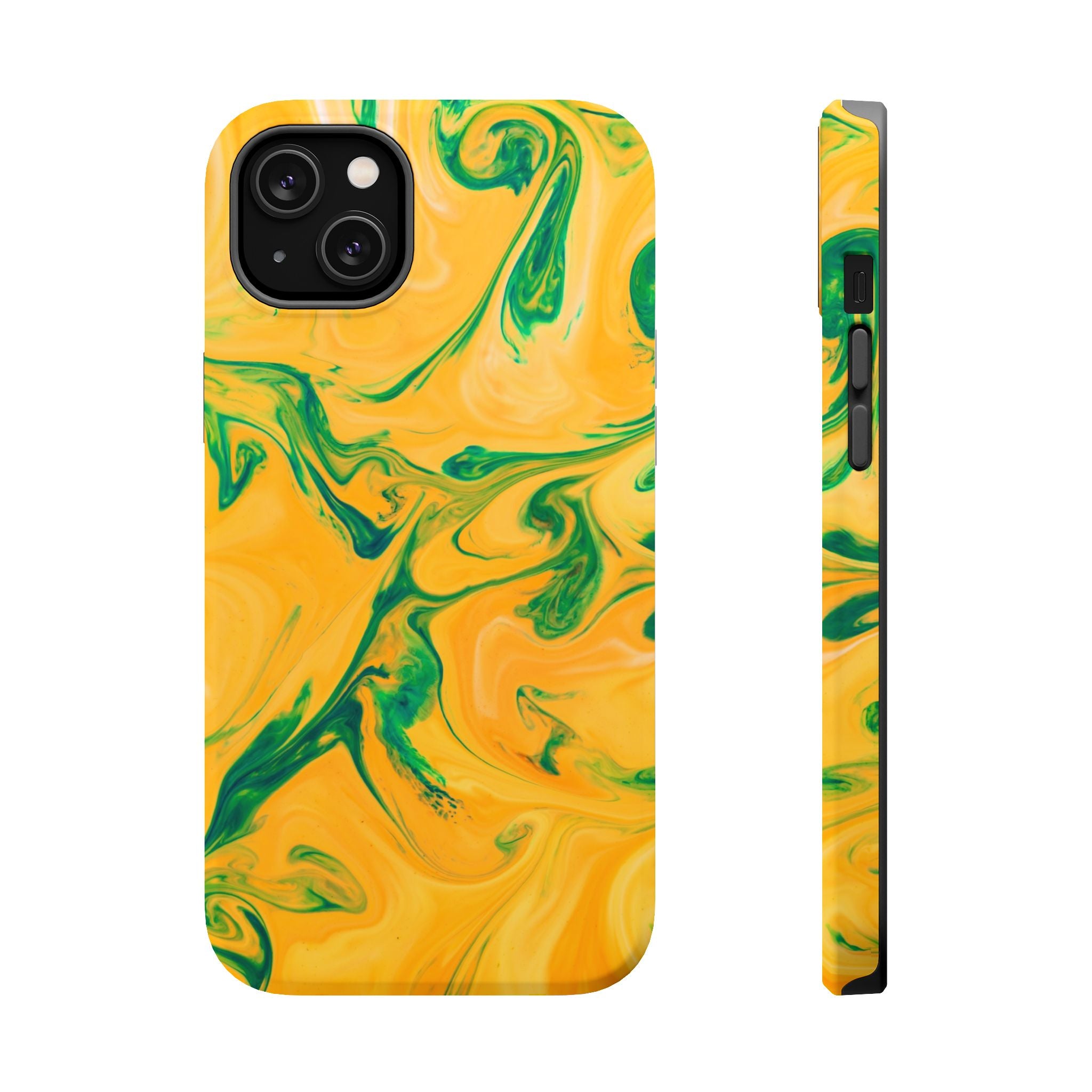 Lime Marble - Tough MagSafe Case