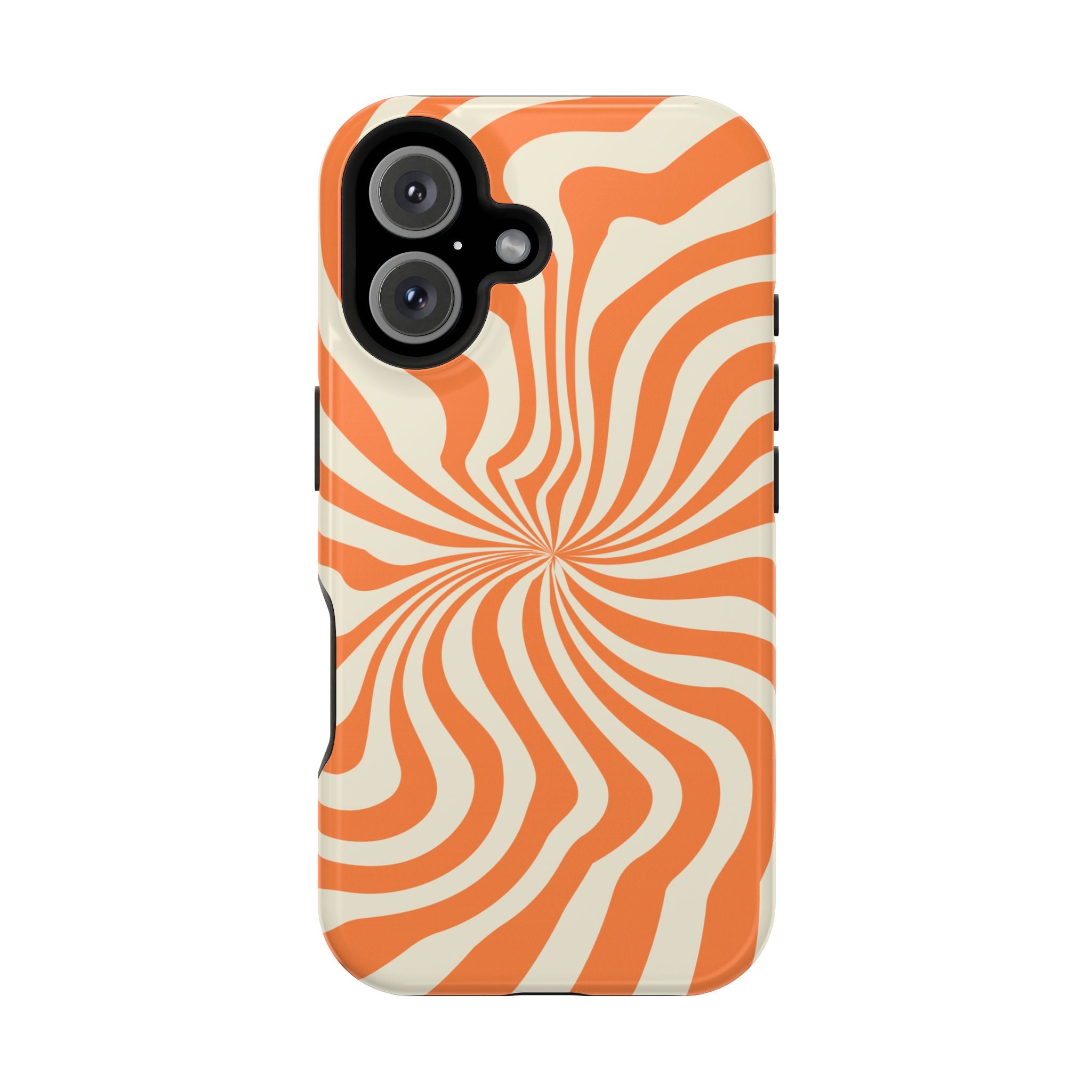 Orange Spiral - Tough MagSafe Case