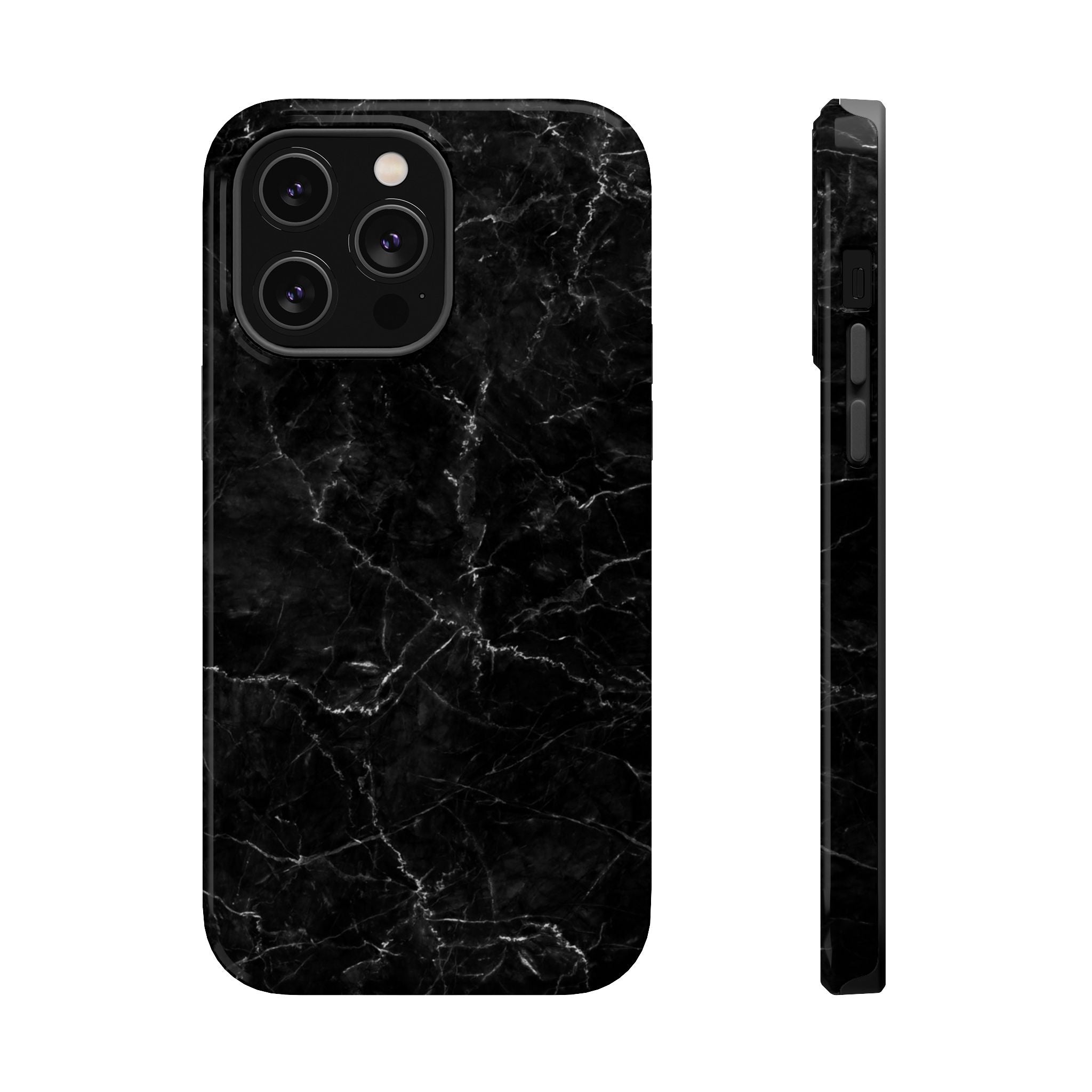 Marquina Black - Tough MagSafe Case