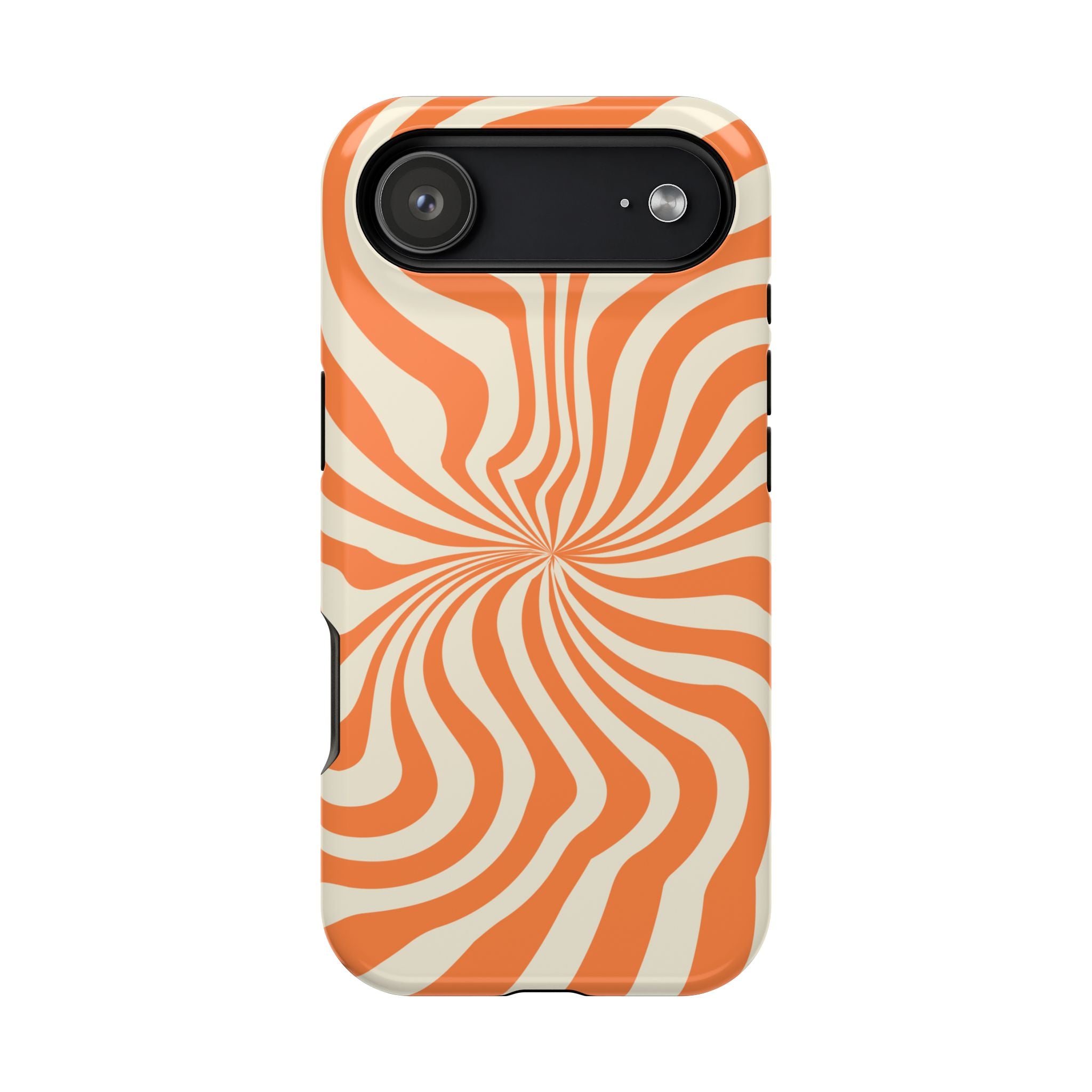 Orange Spiral - Tough MagSafe Case
