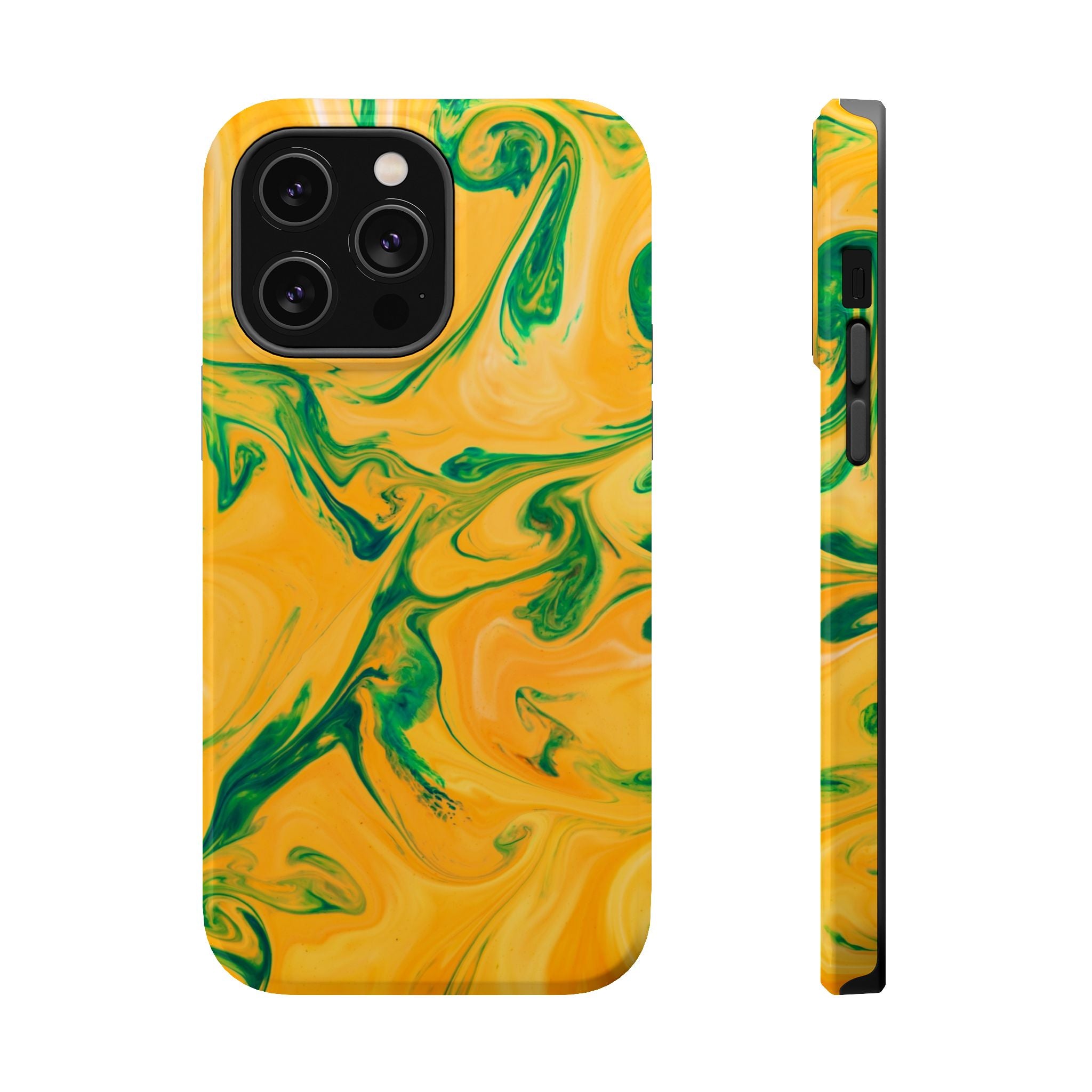 Lime Marble - Tough MagSafe Case