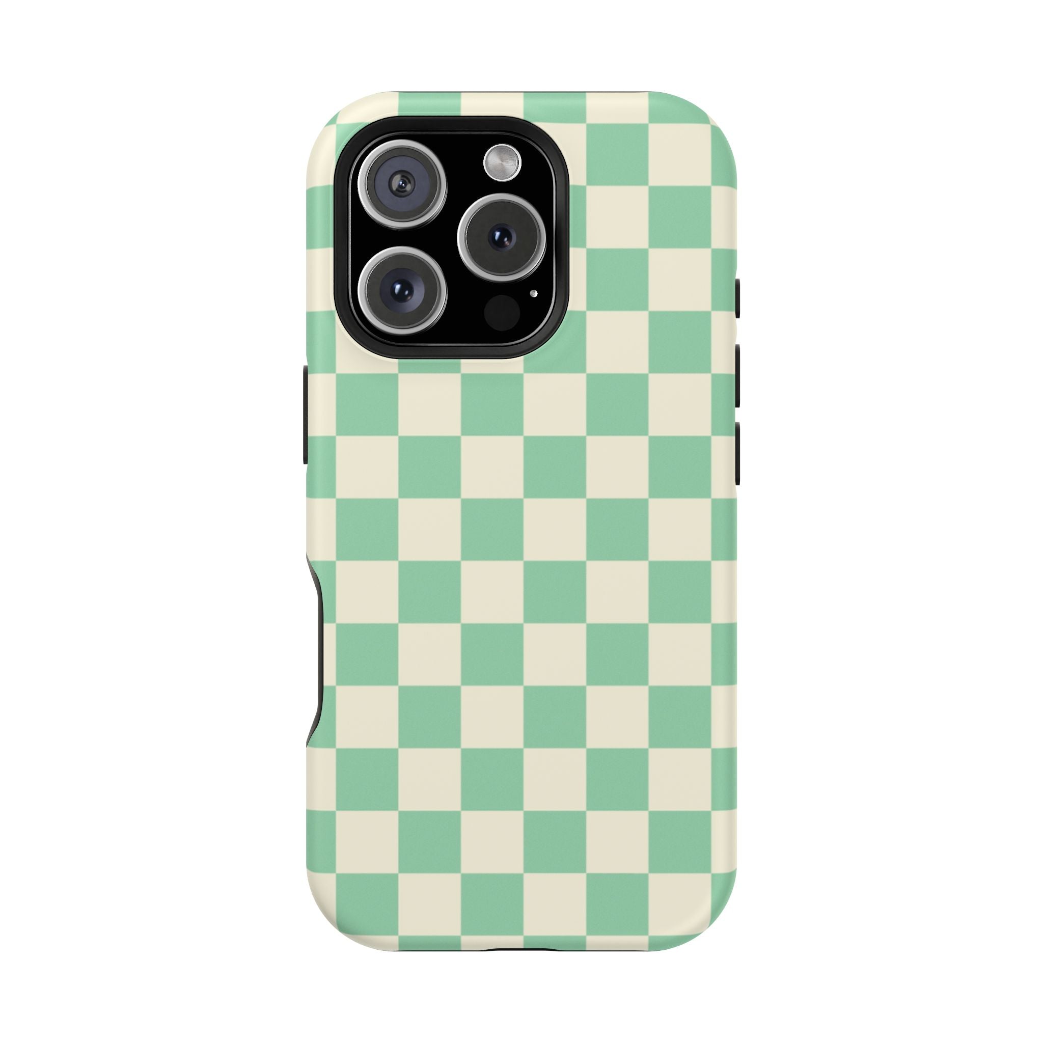 Mint Checkers - Tough MagSafe Case