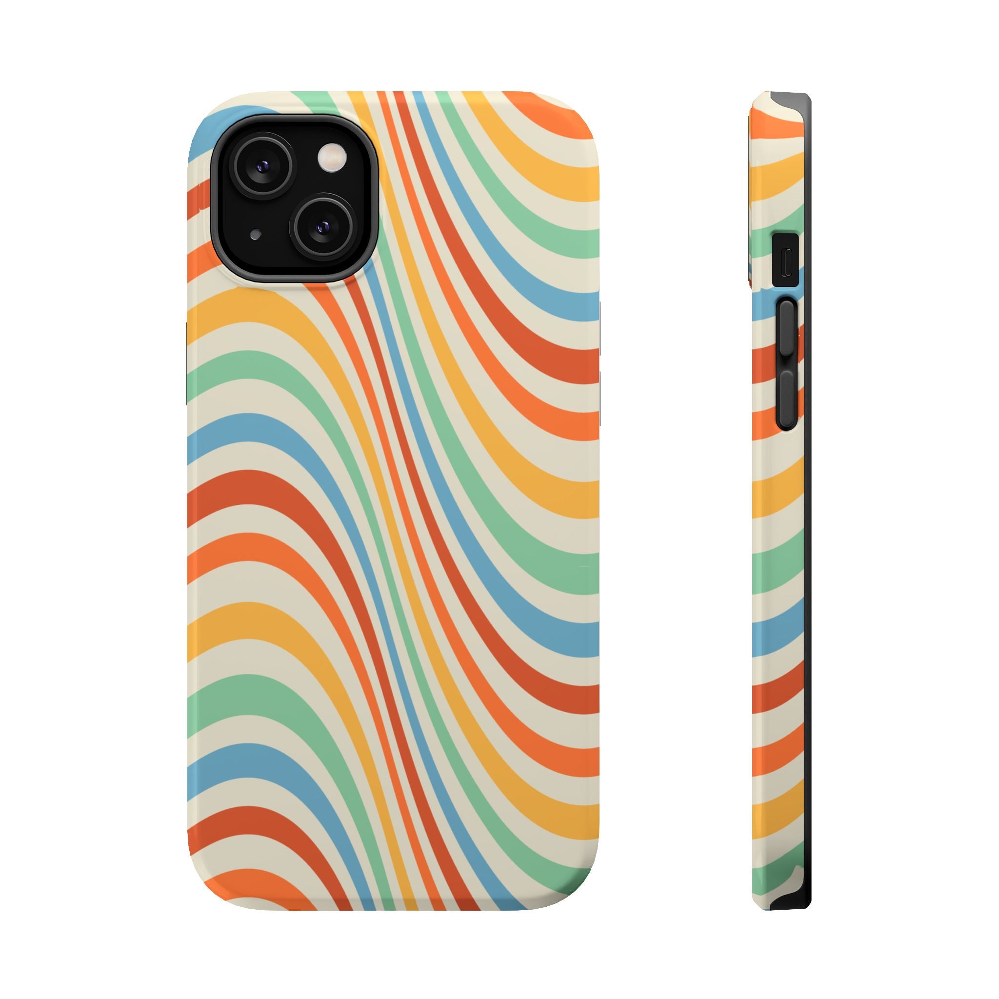 Retro Swirl - Tough MagSafe Case