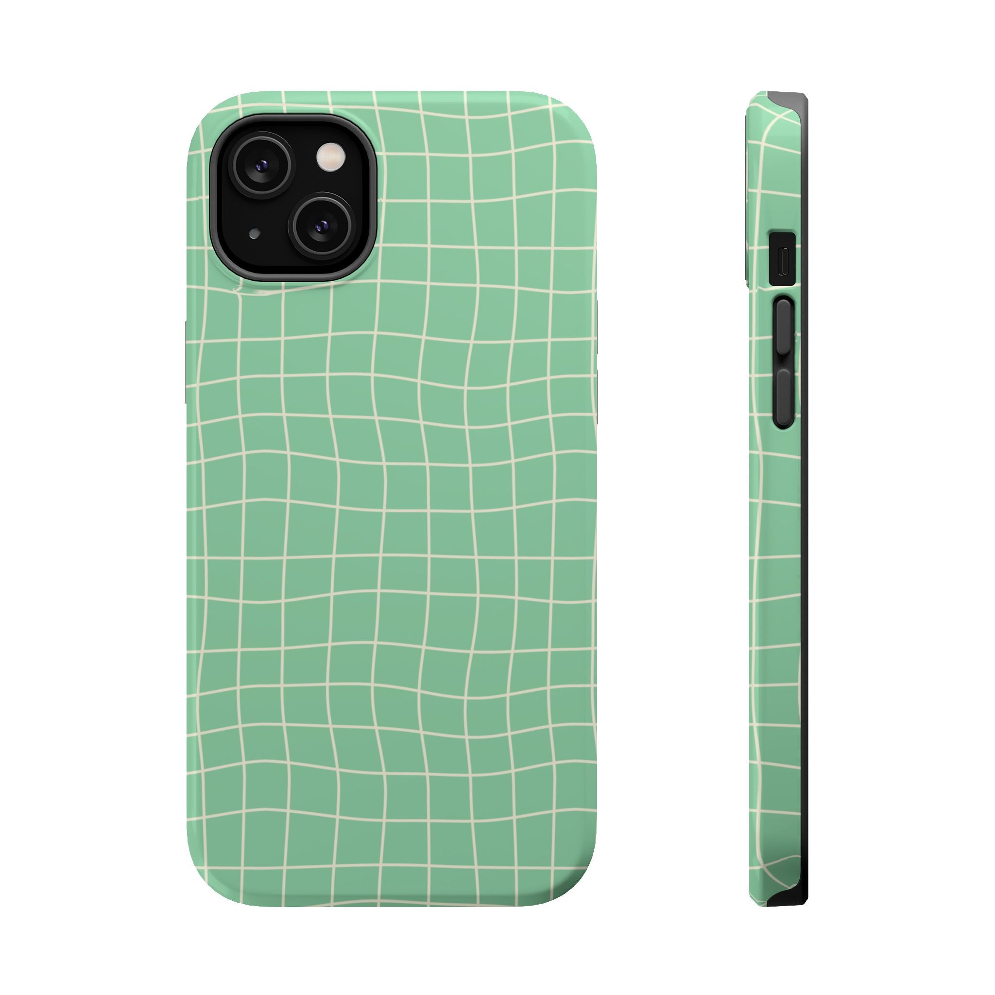 Pistachio Grid - Tough MagSafe Case