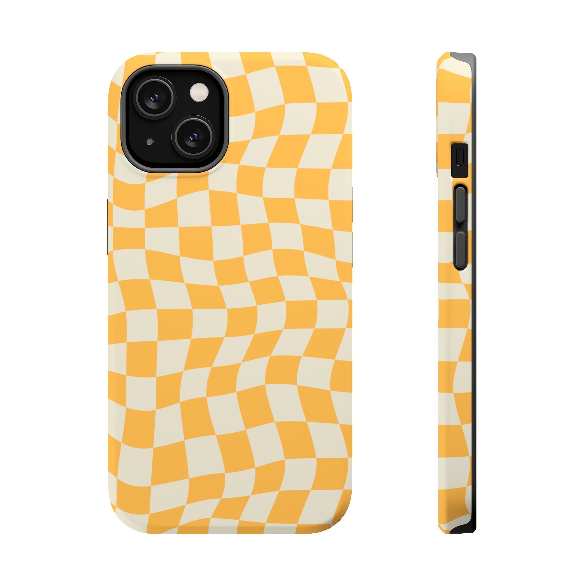 Lime Checkers - Tough MagSafe Case