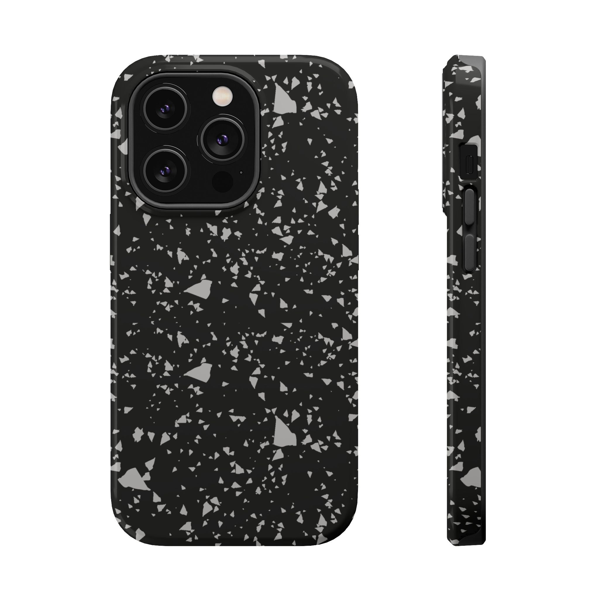 Black Terrazzo - Tough MagSafe Case