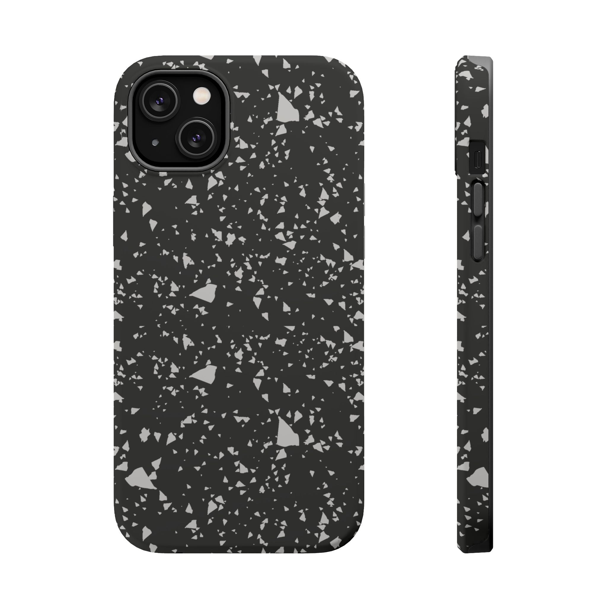 Black Terrazzo - Tough MagSafe Case