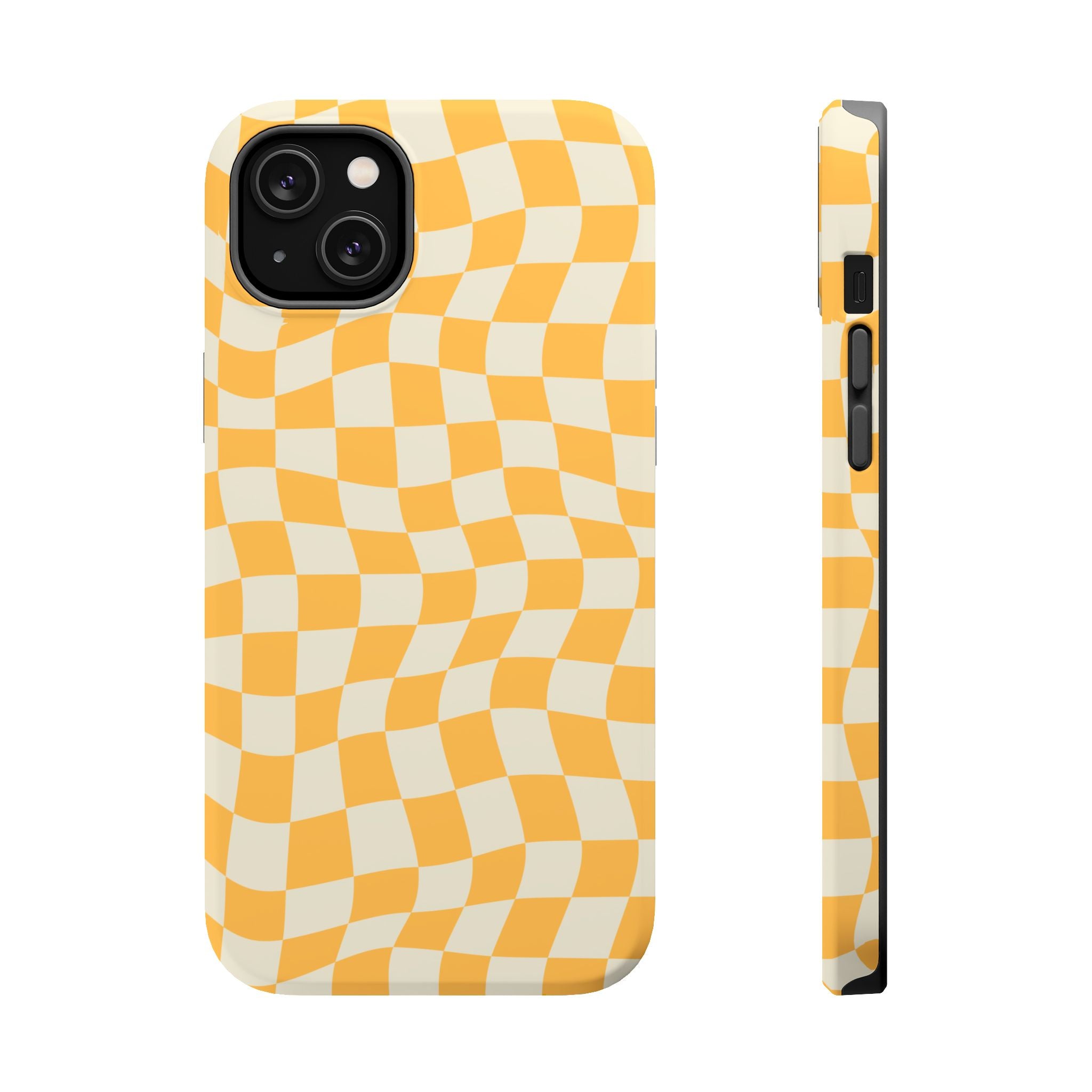 Lime Checkers - Tough MagSafe Case