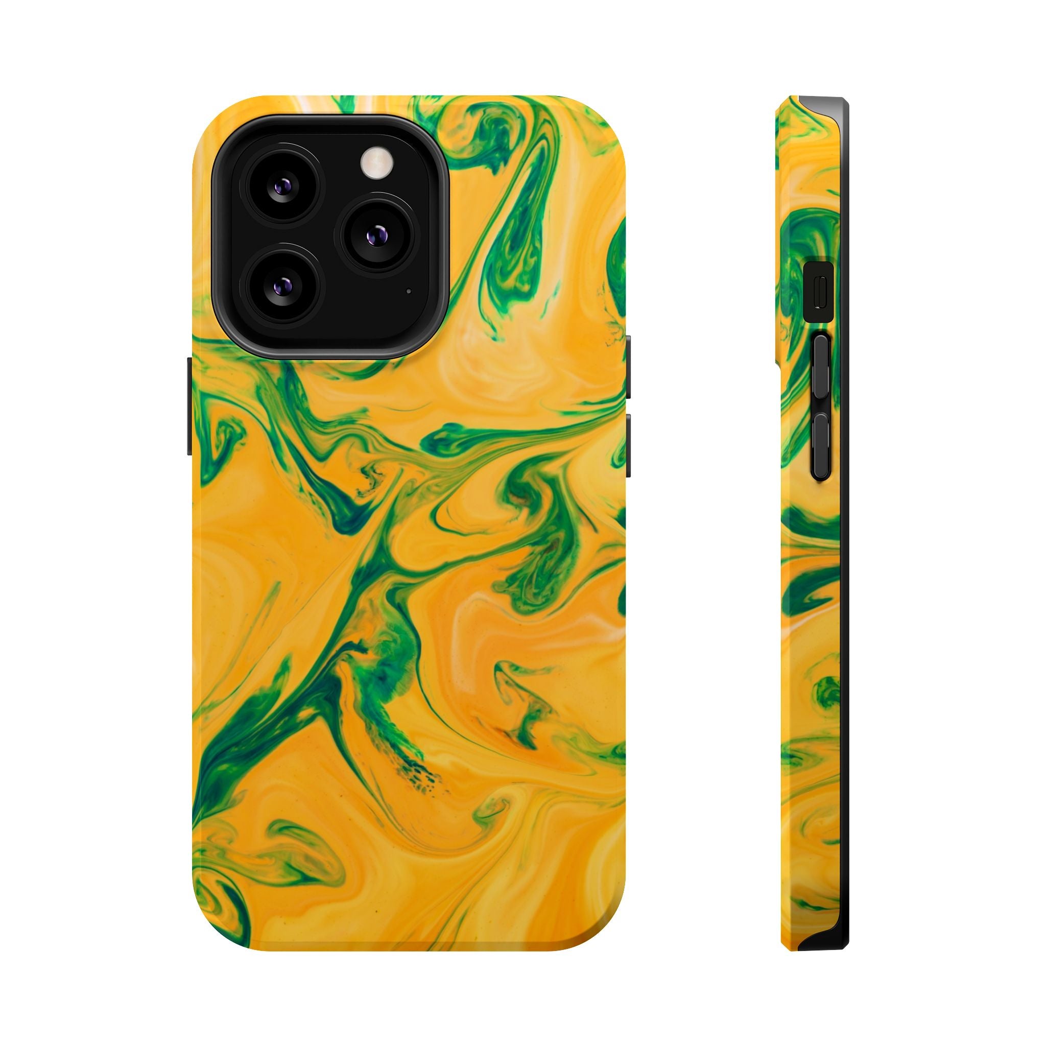 Lime Marble - Tough MagSafe Case