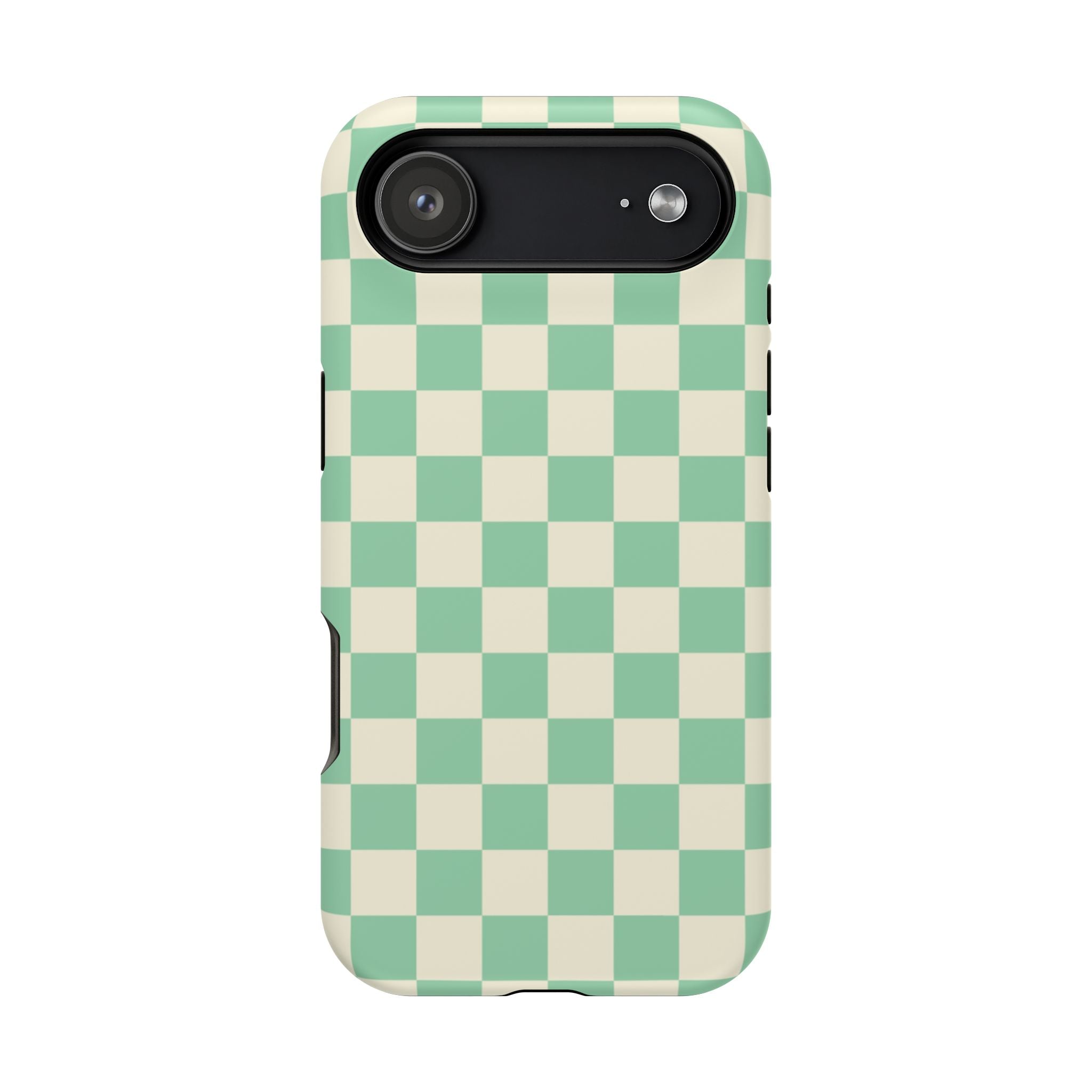 Mint Checkers - Tough MagSafe Case