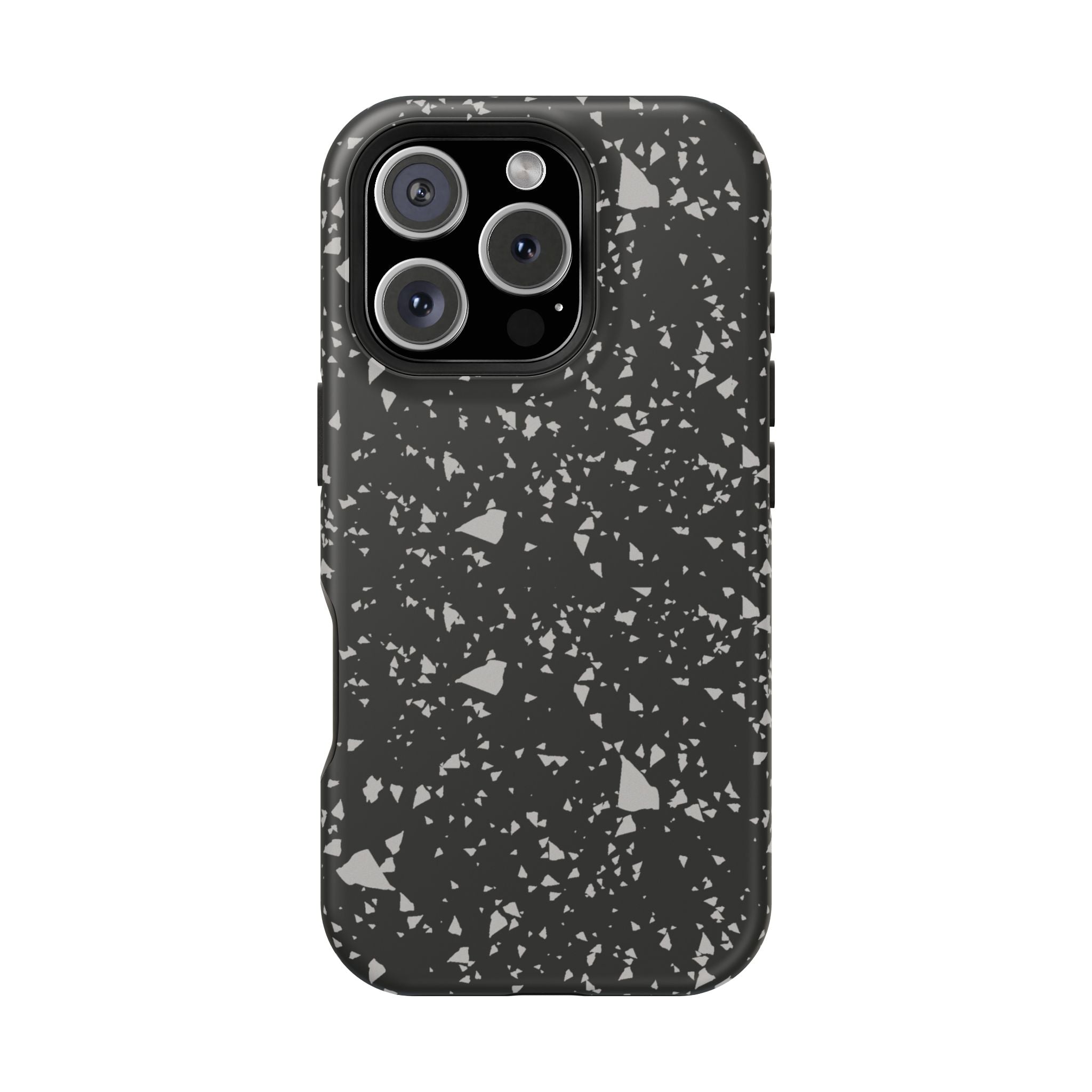 Black Terrazzo - Tough MagSafe Case