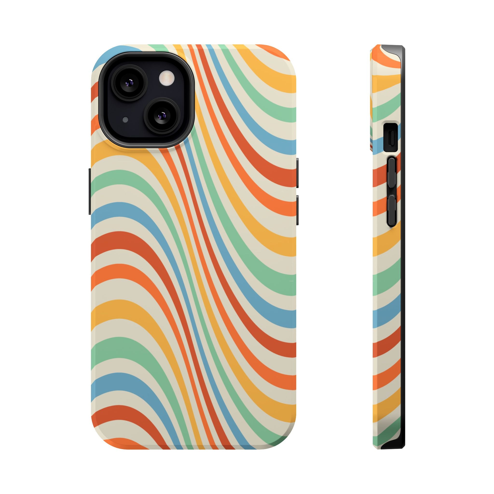 Retro Swirl - Tough MagSafe Case