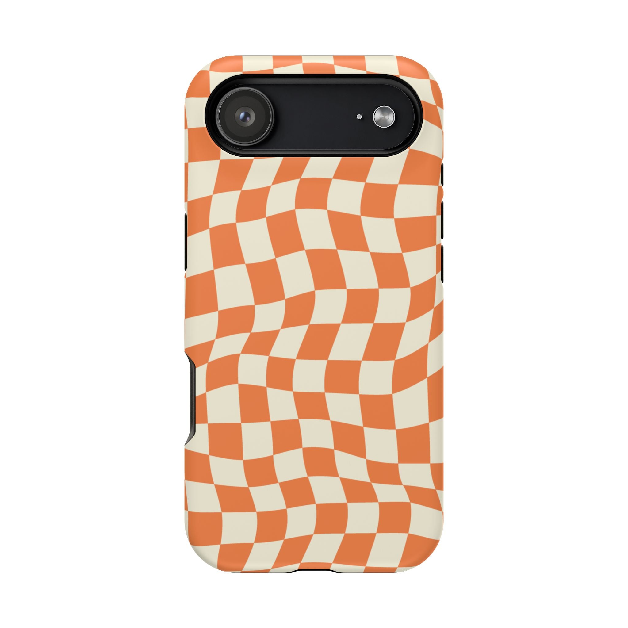 Orange Checkers - Tough MagSafe Case