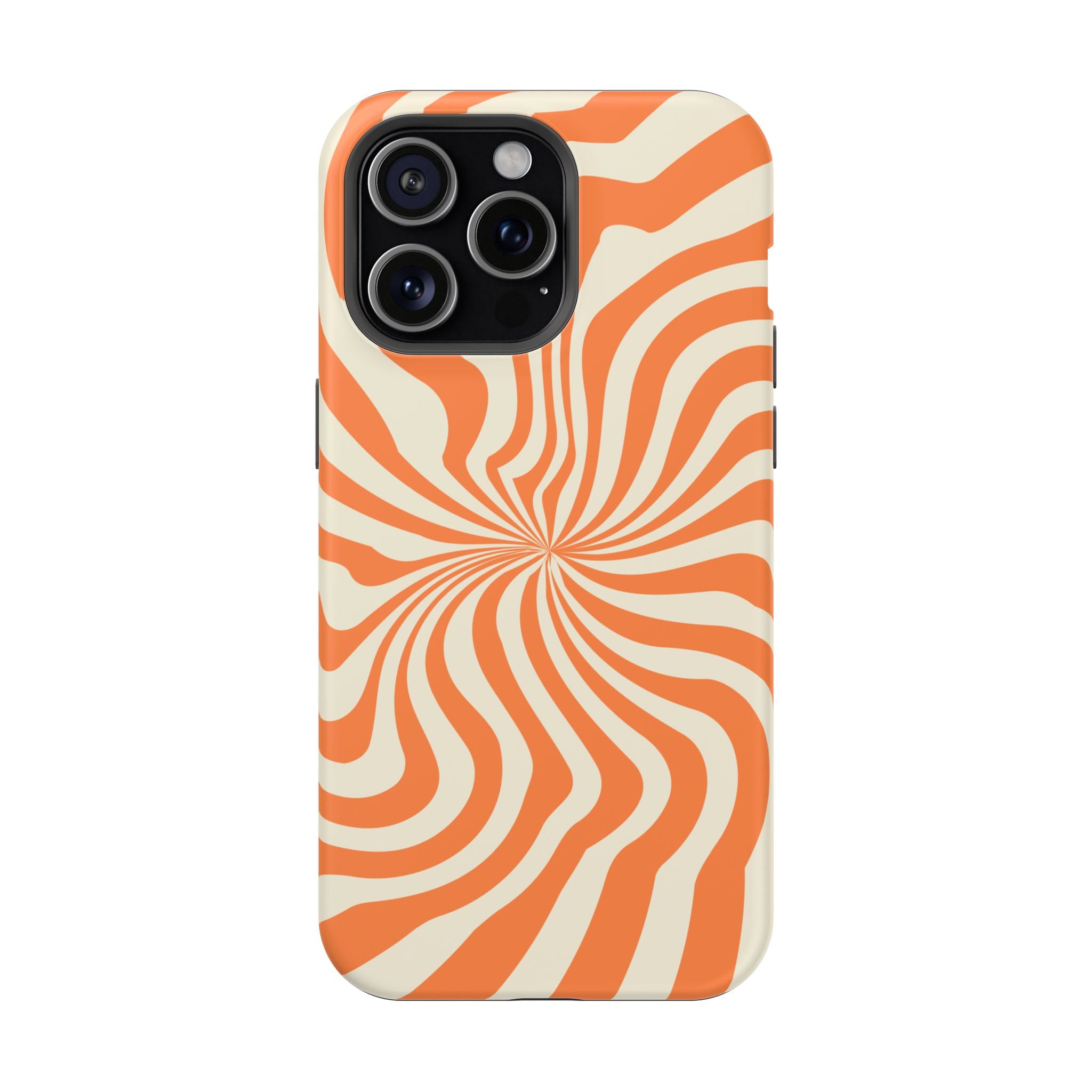 Orange Spiral - Tough MagSafe Case