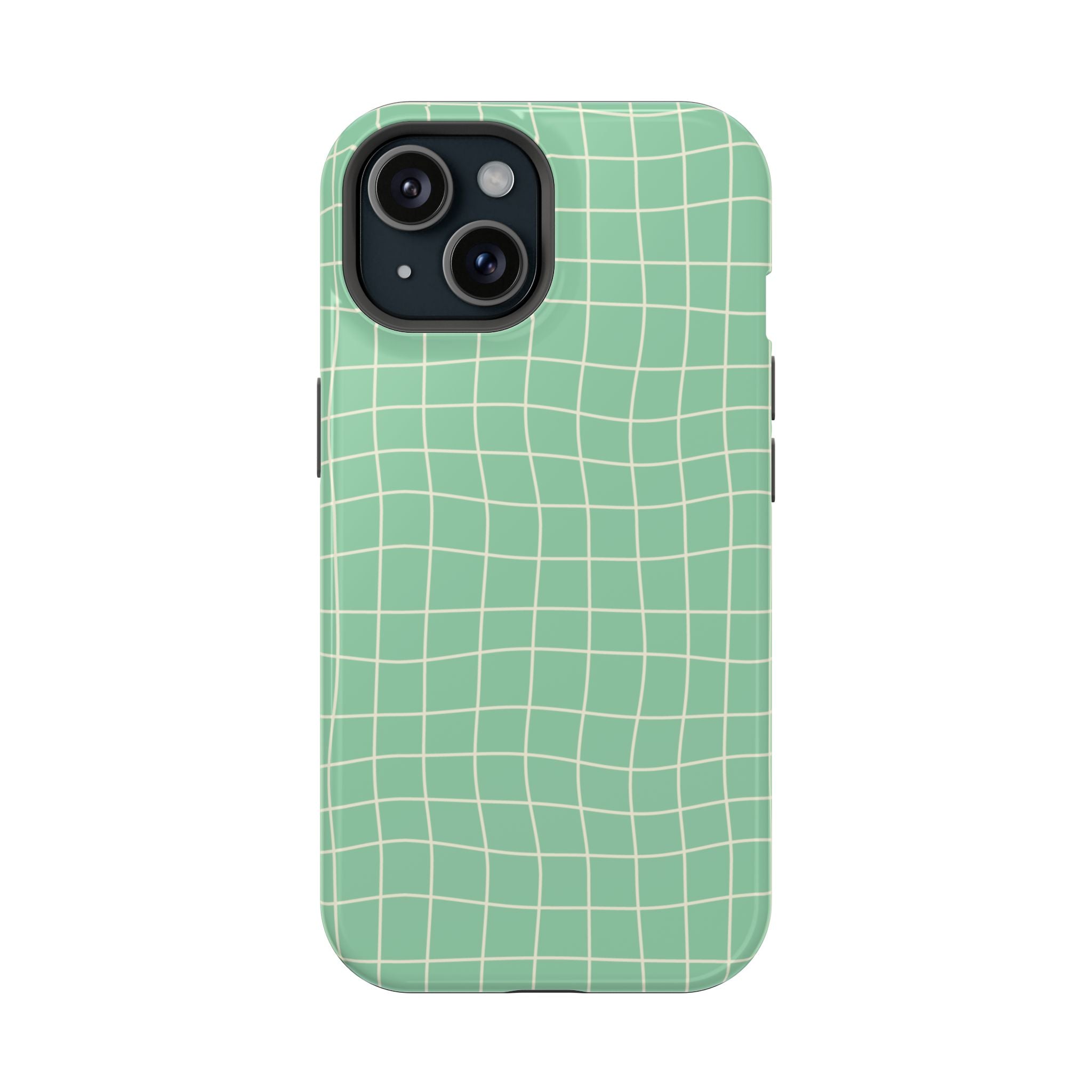 Pistachio Grid - Tough MagSafe Case