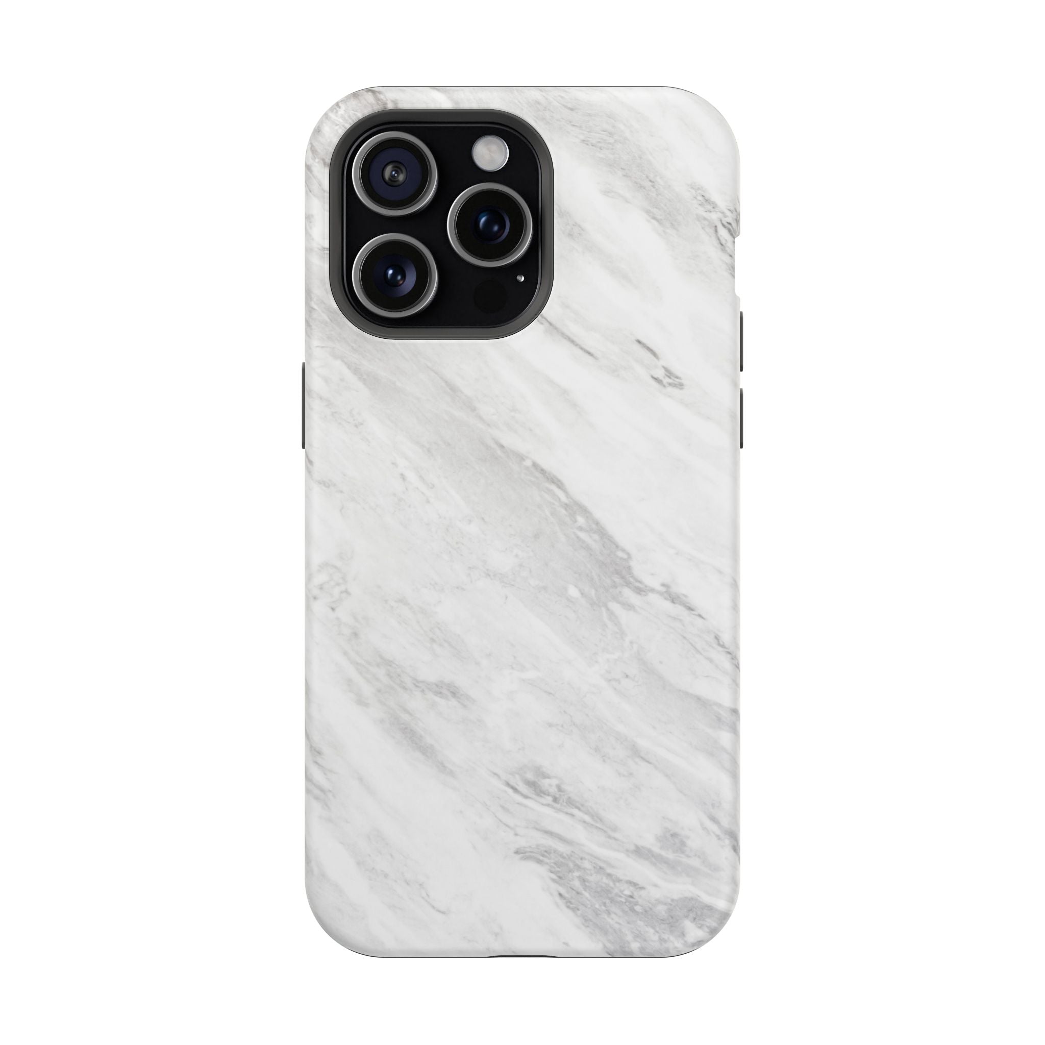 White Marble - Tough MagSafe Case