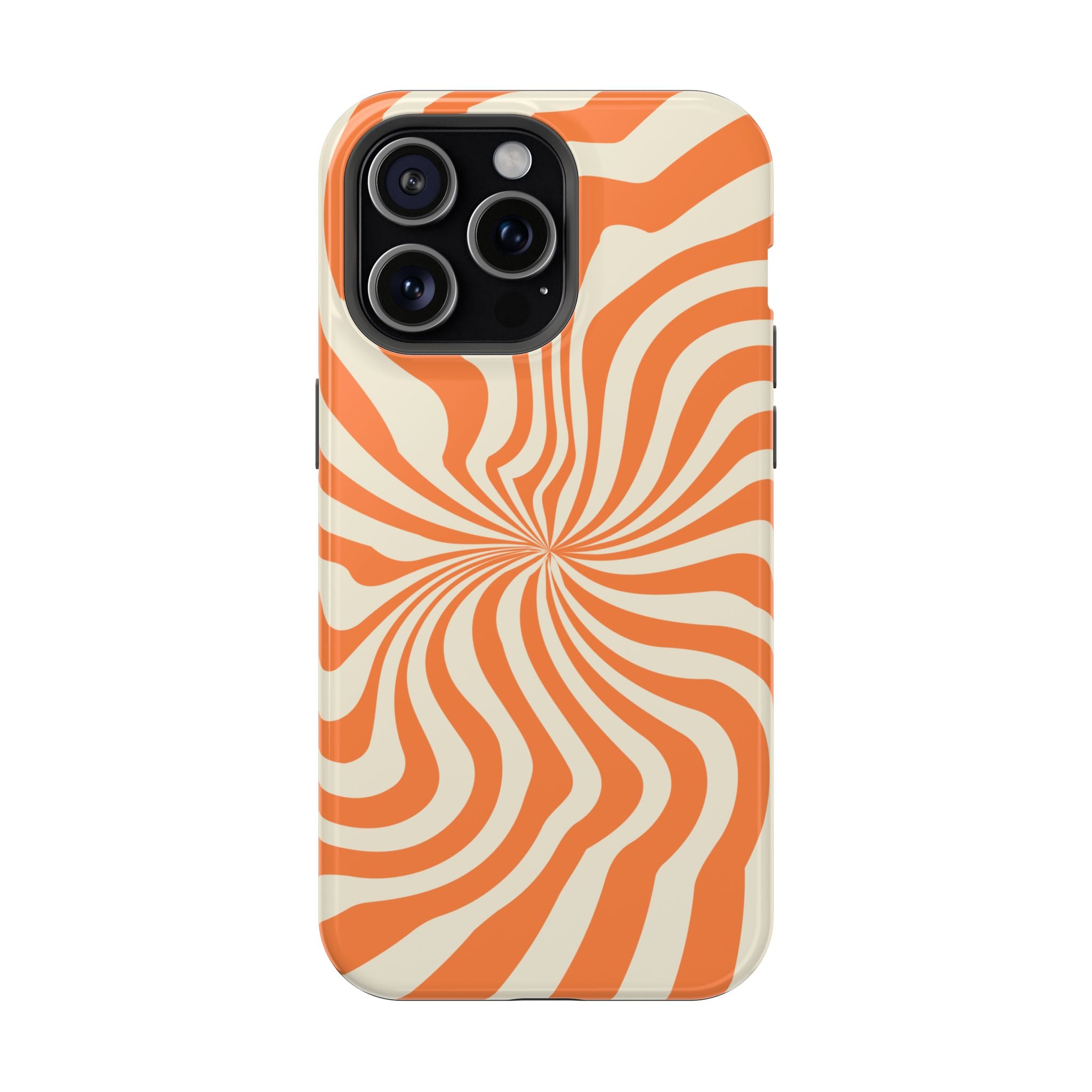 Orange Spiral - Tough MagSafe Case