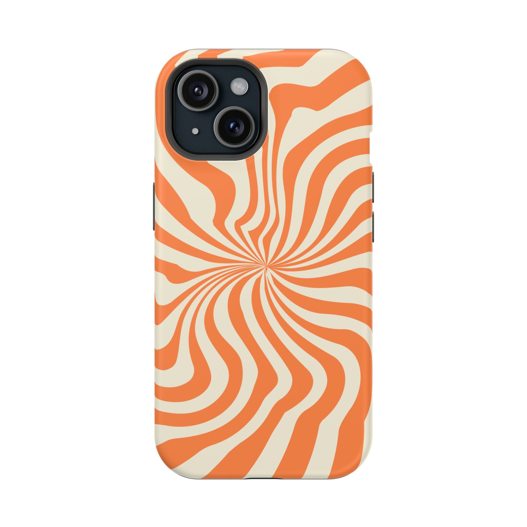 Orange Spiral - Tough MagSafe Case