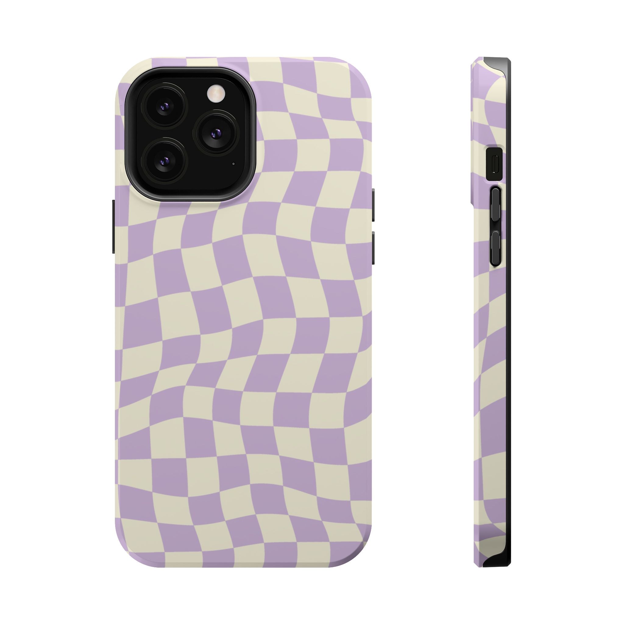 Lavender Checkers - Tough MagSafe Case