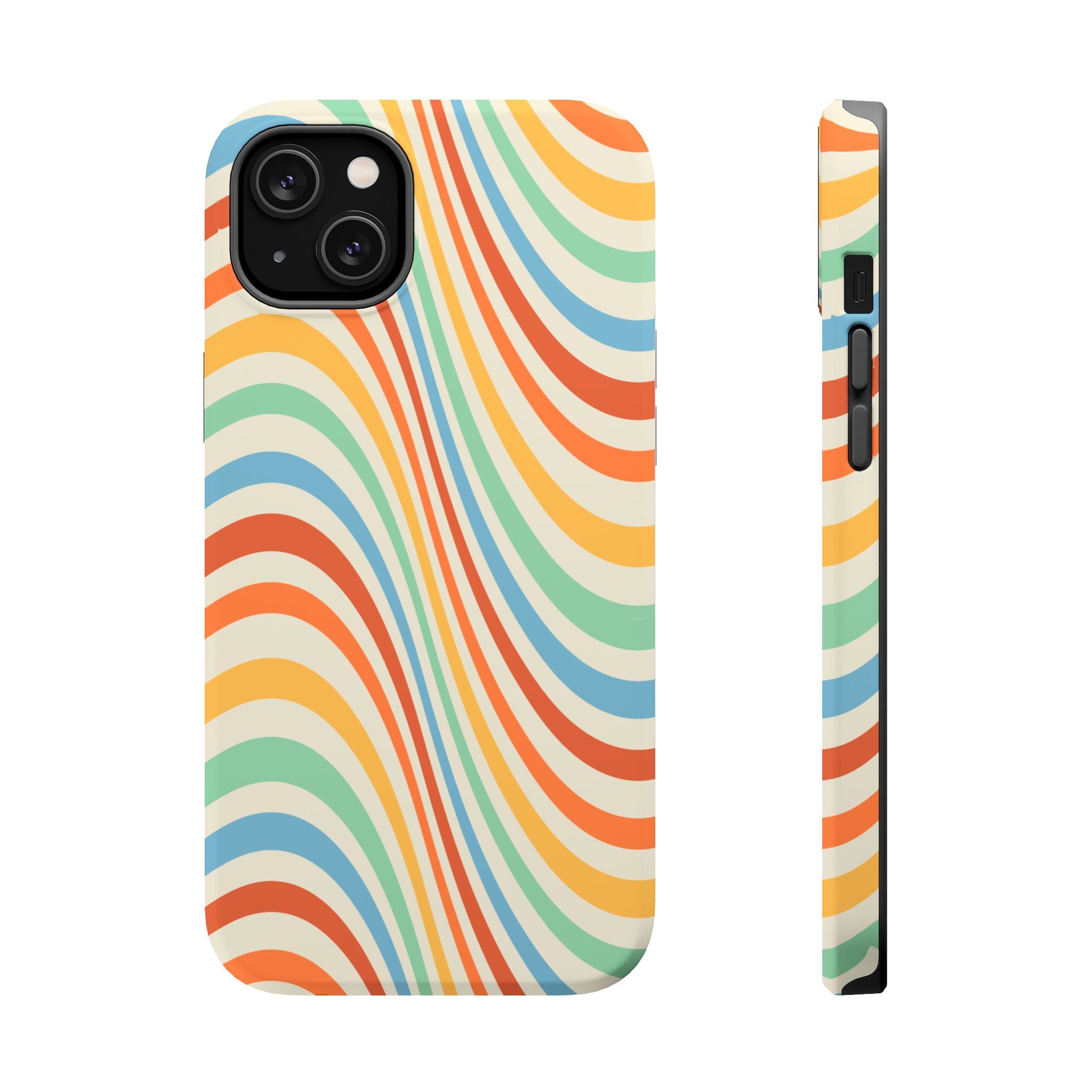 Retro Swirl - Tough MagSafe Case
