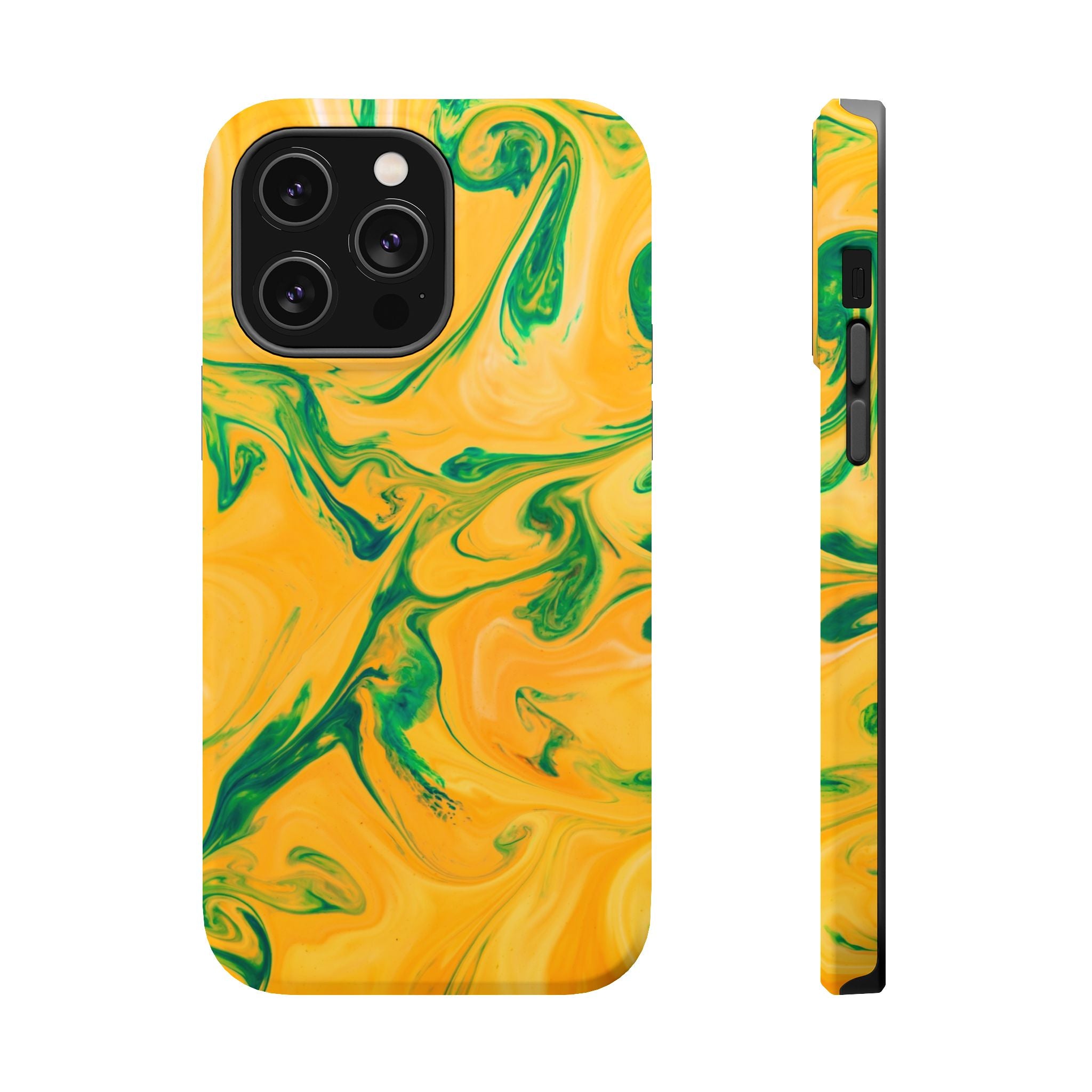 Lime Marble - Tough MagSafe Case