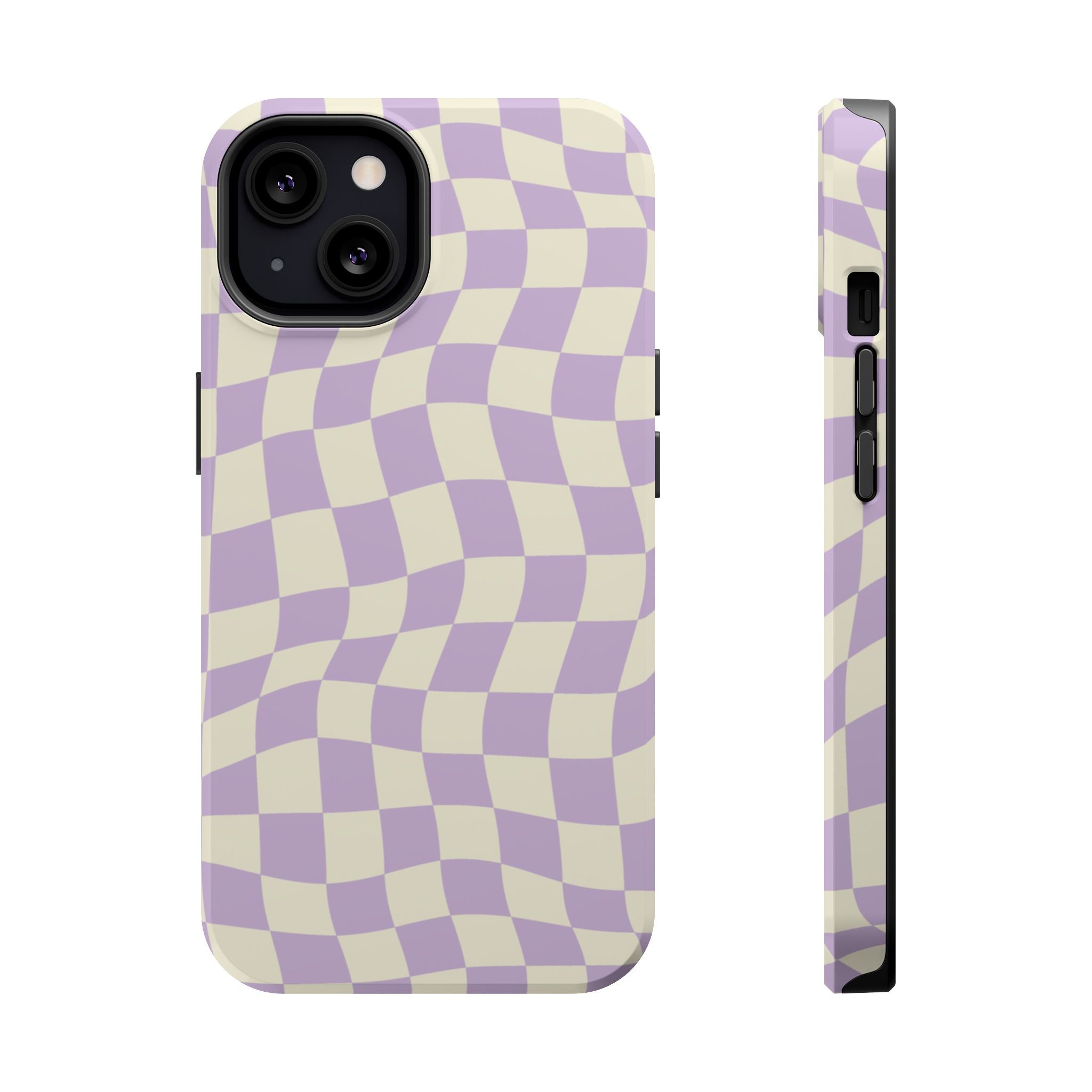 Lavender Checkers - Tough MagSafe Case