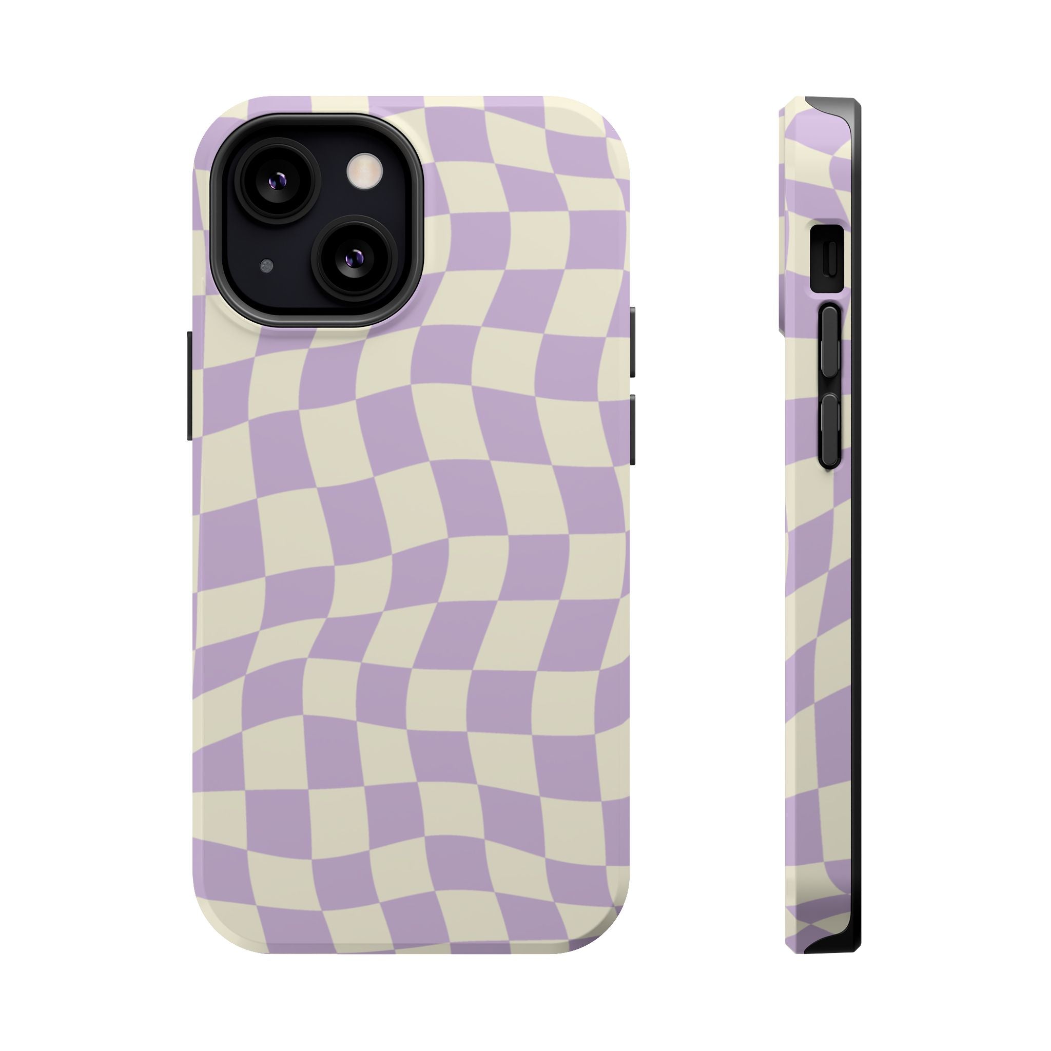 Lavender Checkers - Tough MagSafe Case