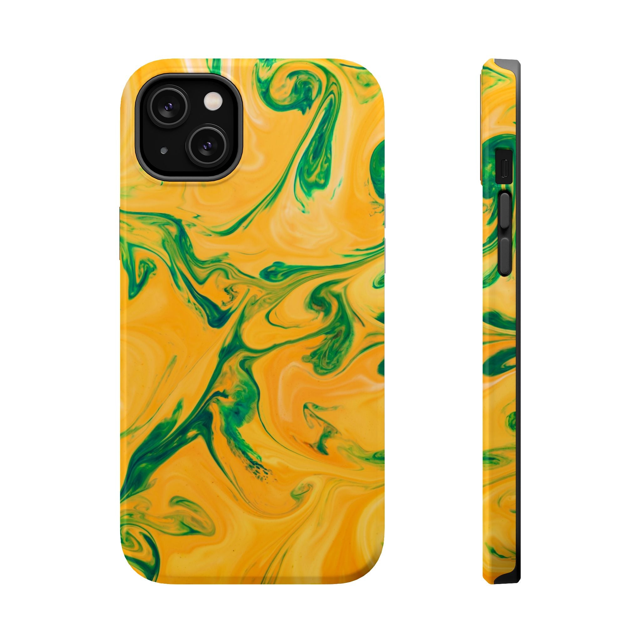 Lime Marble - Tough MagSafe Case