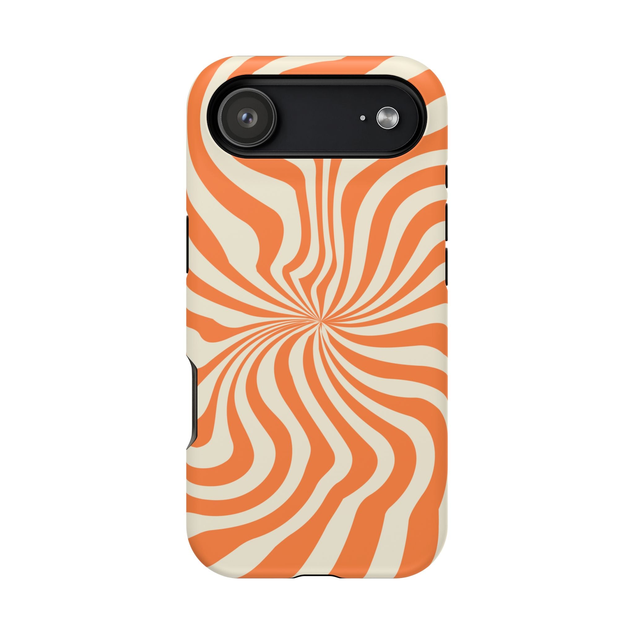 Orange Spiral - Tough MagSafe Case