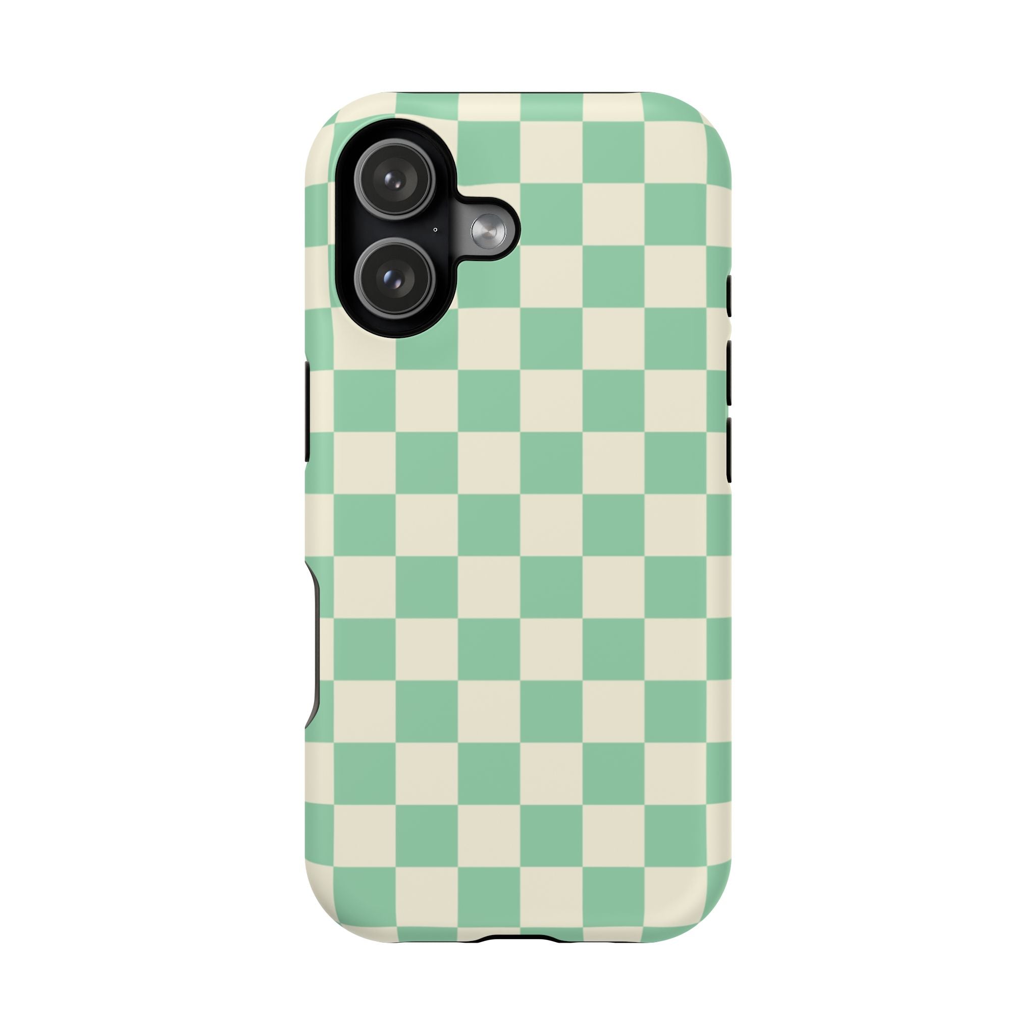 Mint Checkers - Tough MagSafe Case
