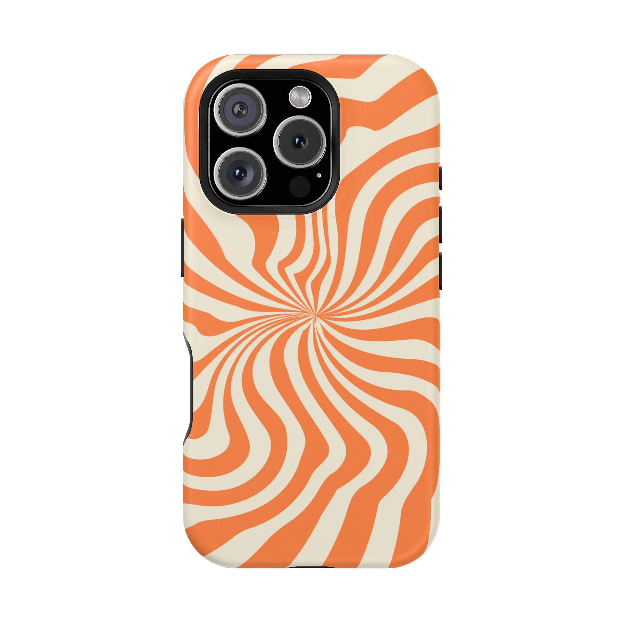 Orange Spiral - Tough MagSafe Case