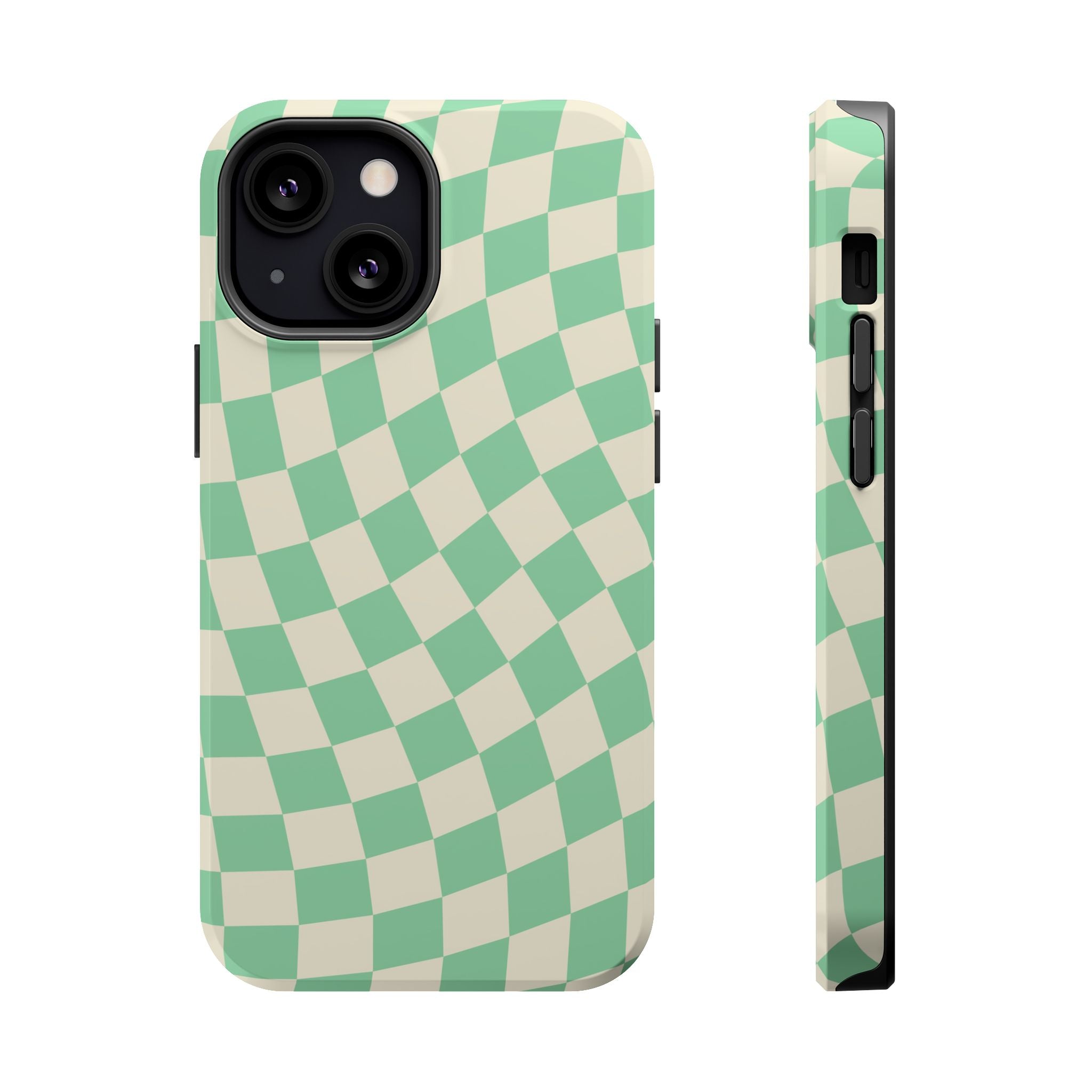 Pistachio Checkers - Tough MagSafe Case